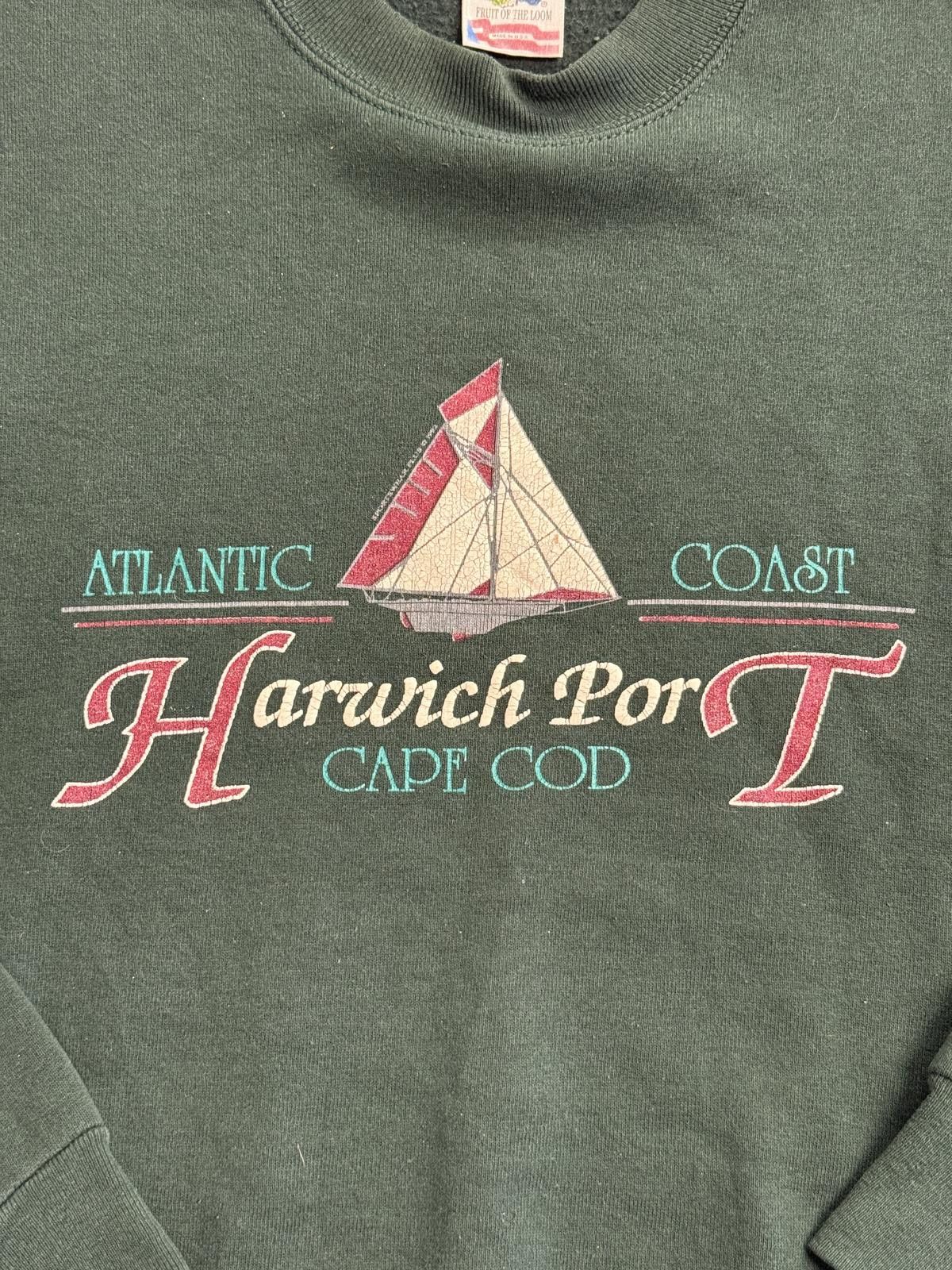 Fruit Of The Loom Vintagte Cape Code Sailing Crewneck Harwich Port Sweatshirt Size US L / EU 52-54 / 3 - 3 Thumbnail
