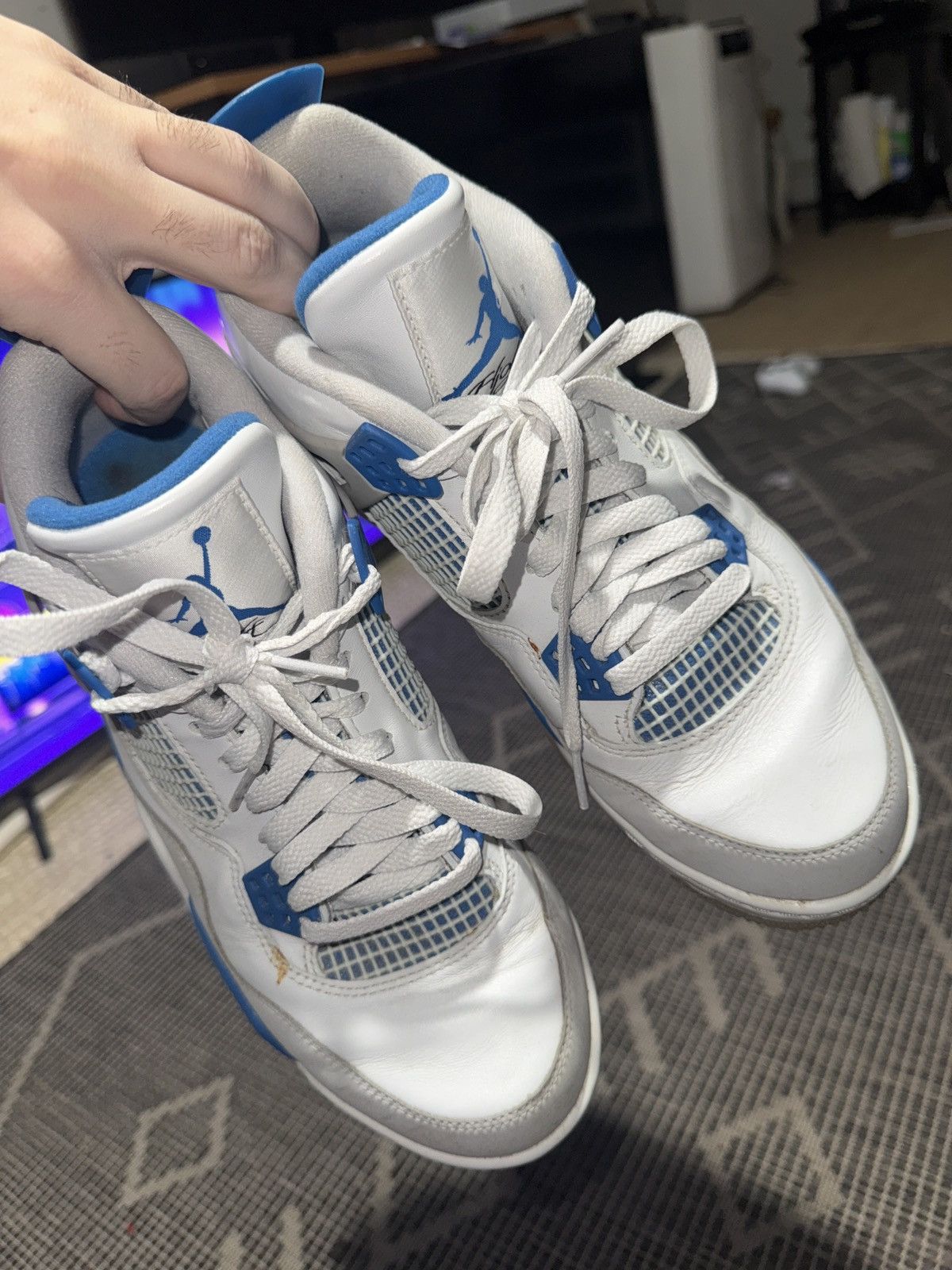 Jordan Brand Jordan 4 military blue golf // size 9.5 Size US 9.5 / EU 42-43 - 5 Thumbnail