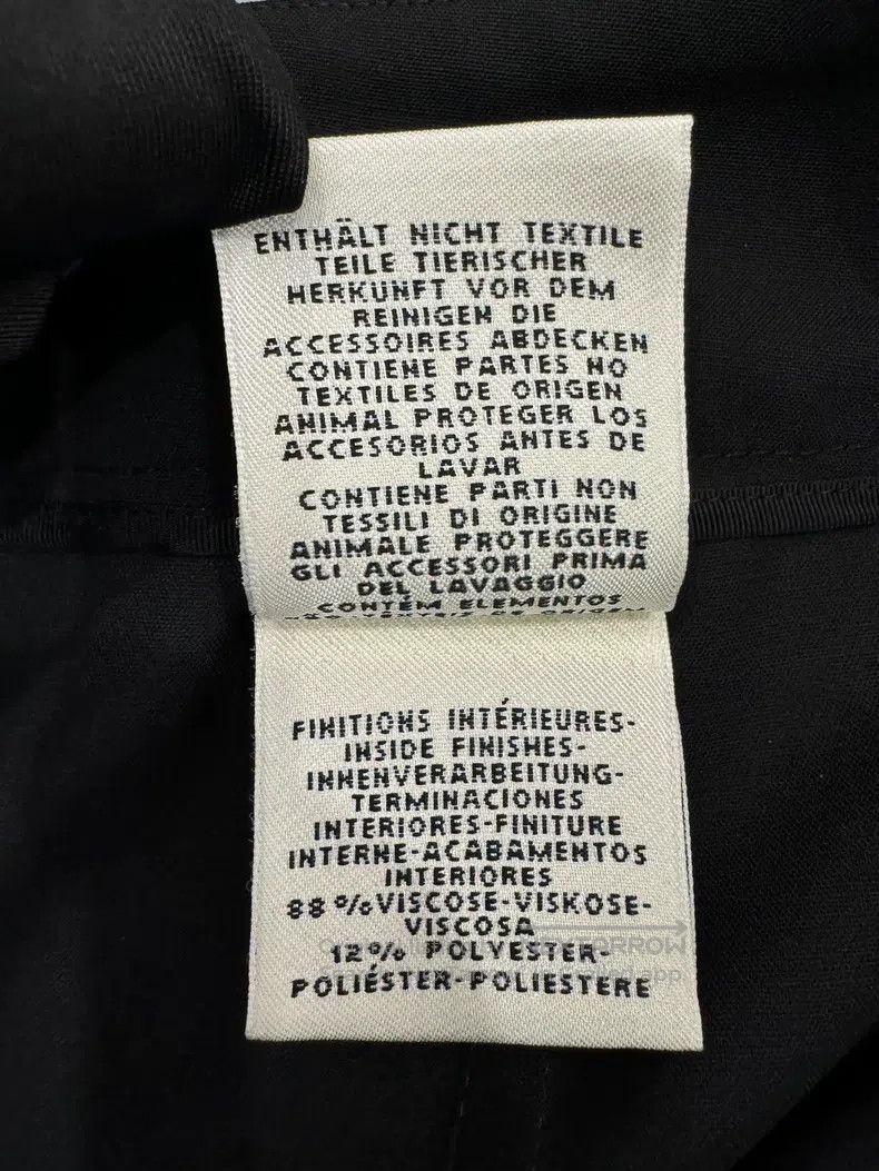 Hermes Hermes Black women's skirt with pig nose chain zipper Size 24" / US 00 / IT 34 - 6 Thumbnail