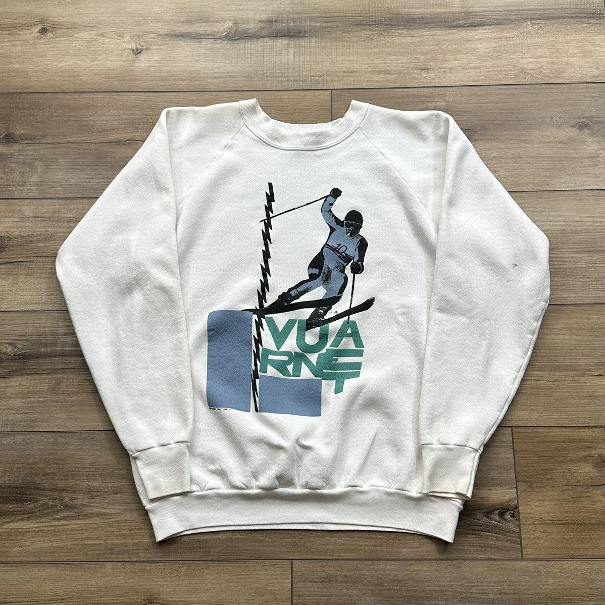Other Vintage 1988 Vuarnet France Ski Graphic Crewneck Sweatshirt Size US L / EU 52-54 / 3 - 1 Thumbnail