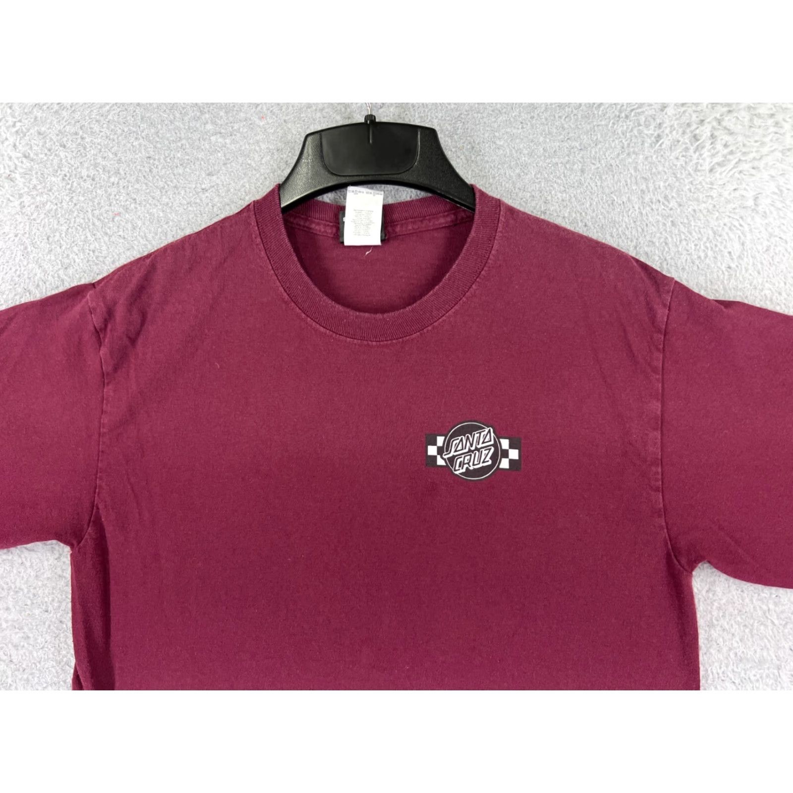 Vintage VINTAGE Santa Cruz Shirt Men M Red Checker Logo Long Sleeve Crew Skate 90s Mens Size US M / EU 48-50 / 2 - 4 Thumbnail