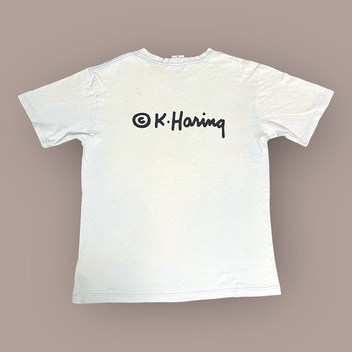 Keith Haring Rare Vintage Keith Haring X Wild Oats Tees Faded Size US M / EU 48-50 / 2 - 2 Thumbnail