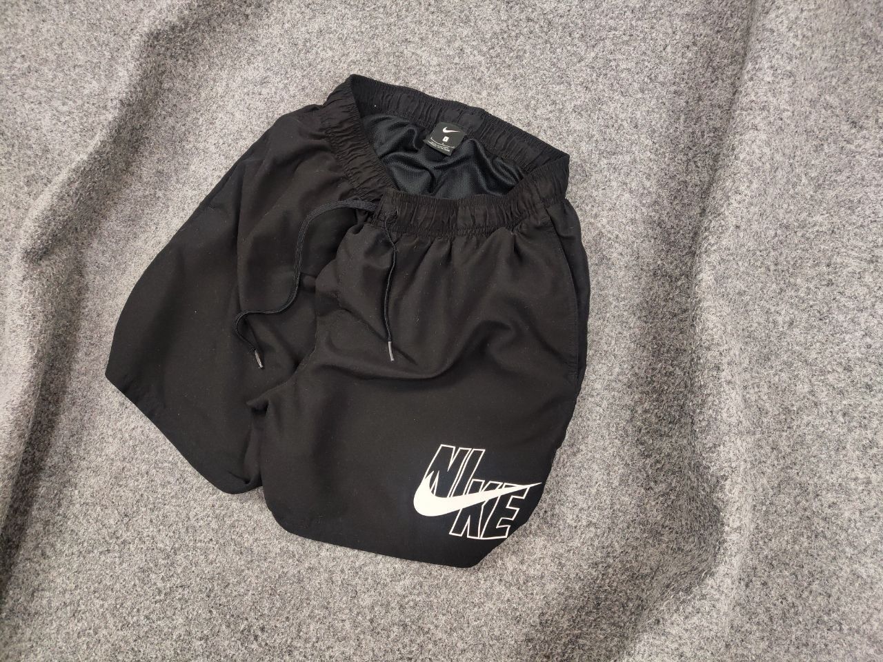 Nike Vintage Nike Black logo Casual Shorts Y2K Style Size US 32 / EU 48 - 3 Thumbnail