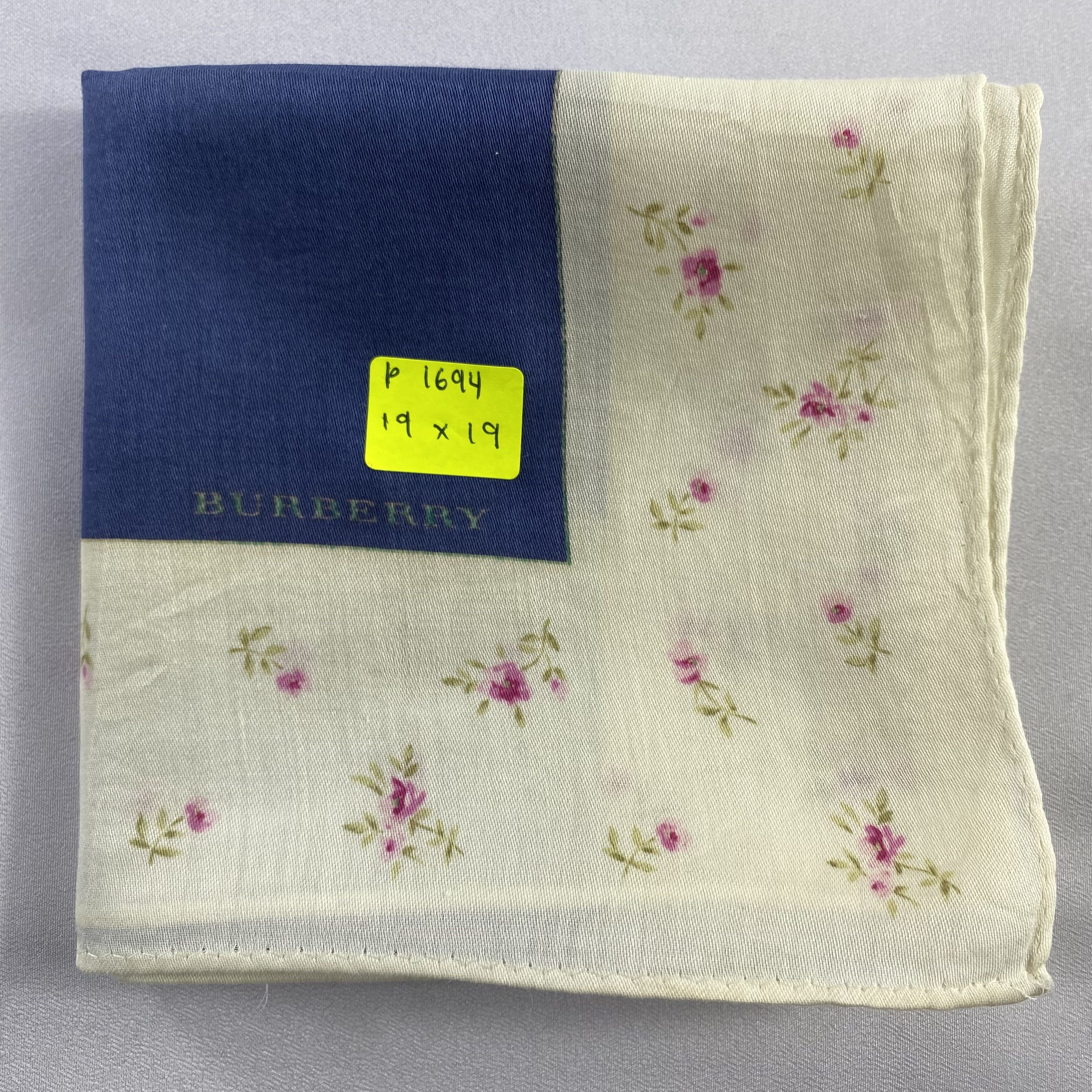 Burberry × Vintage Burberry Handkerchief / Neckerchief / Bandana-P1694 Size ONE SIZE - 5 Thumbnail