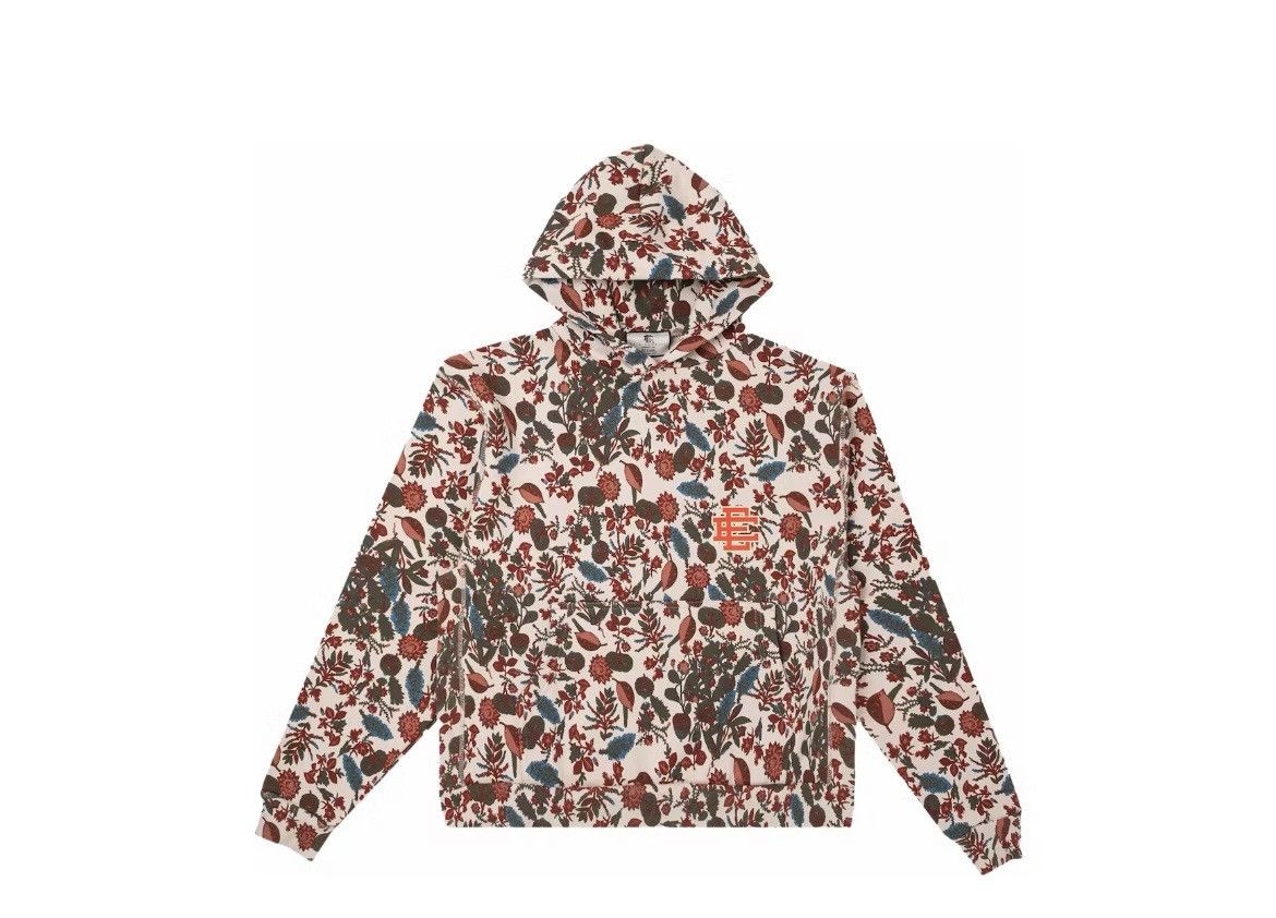 Eric Emanuel Eric Emanuel EE all over print floral white hoodie large Size US L / EU 52-54 / 3 - 1 Thumbnail