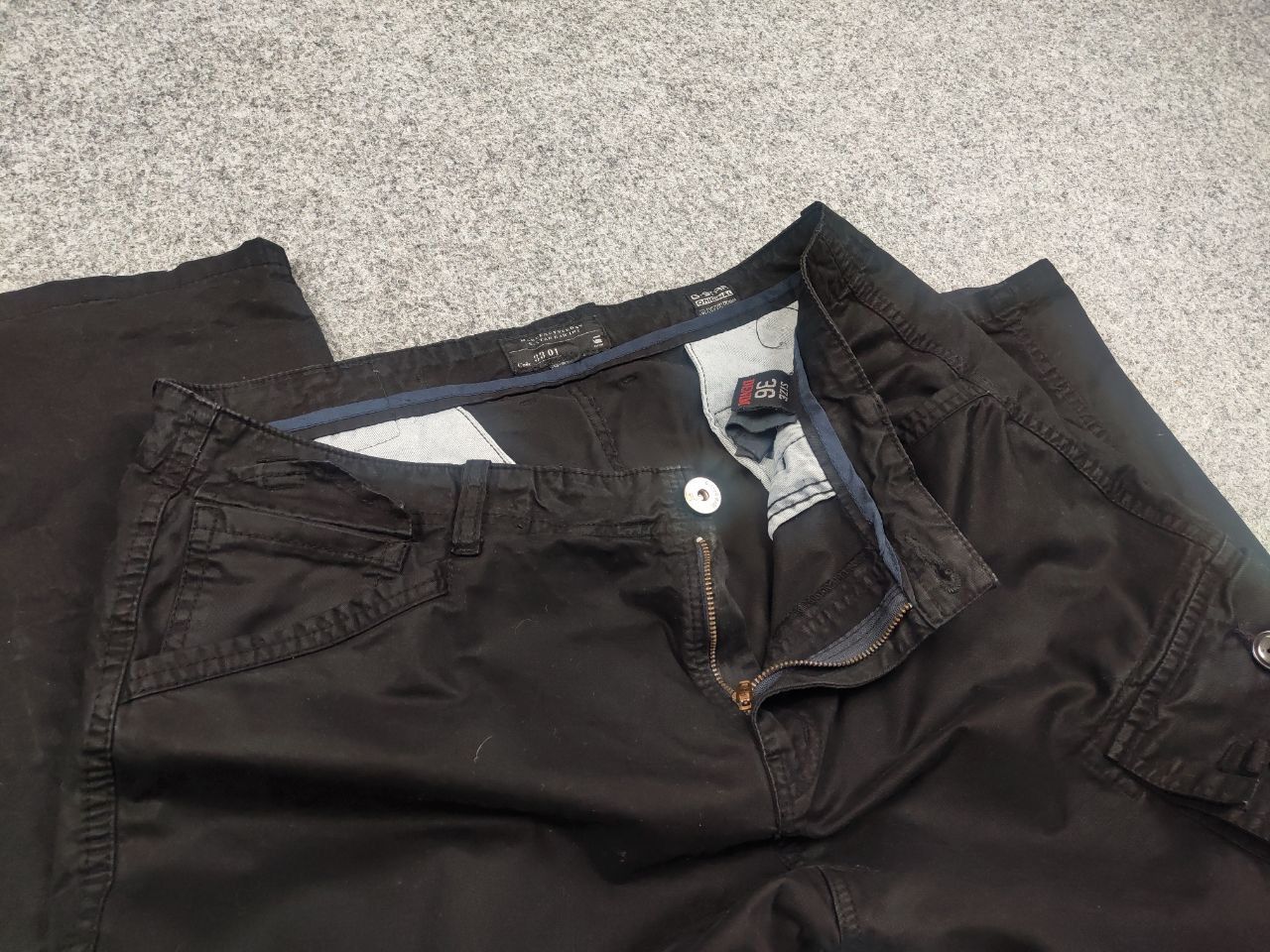 G-Star Vintage G Star Raw Canvas Tapered Cargo Pants Y2K Style Size US 34 / EU 50 - 13 Thumbnail
