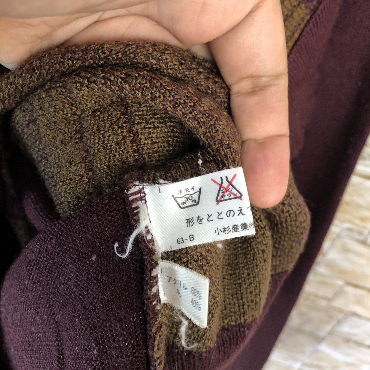 Golden Bear Golden Bear vintage Maroon Knitwear sweatshirt #A1075 Size US S / EU 44-46 / 1 - 12 Thumbnail
