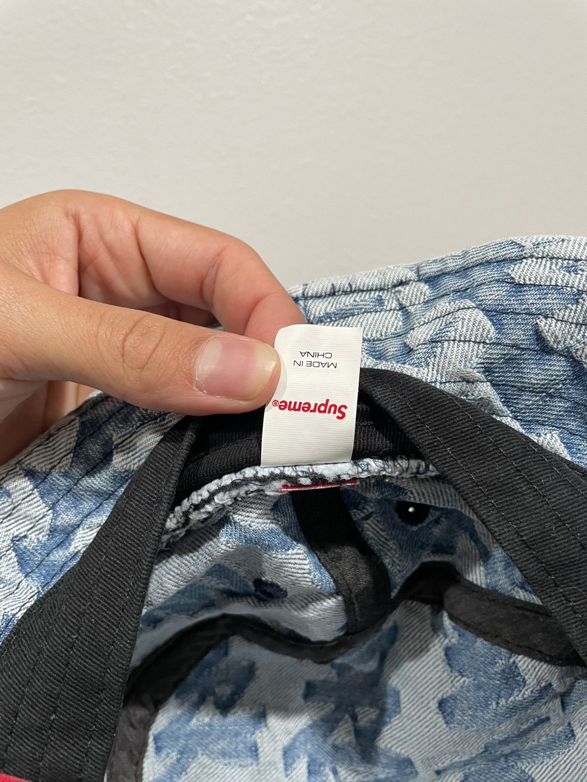 Supreme Supreme Fat Tip Jacquard Denim Crusher Size ONE SIZE - 4 Thumbnail