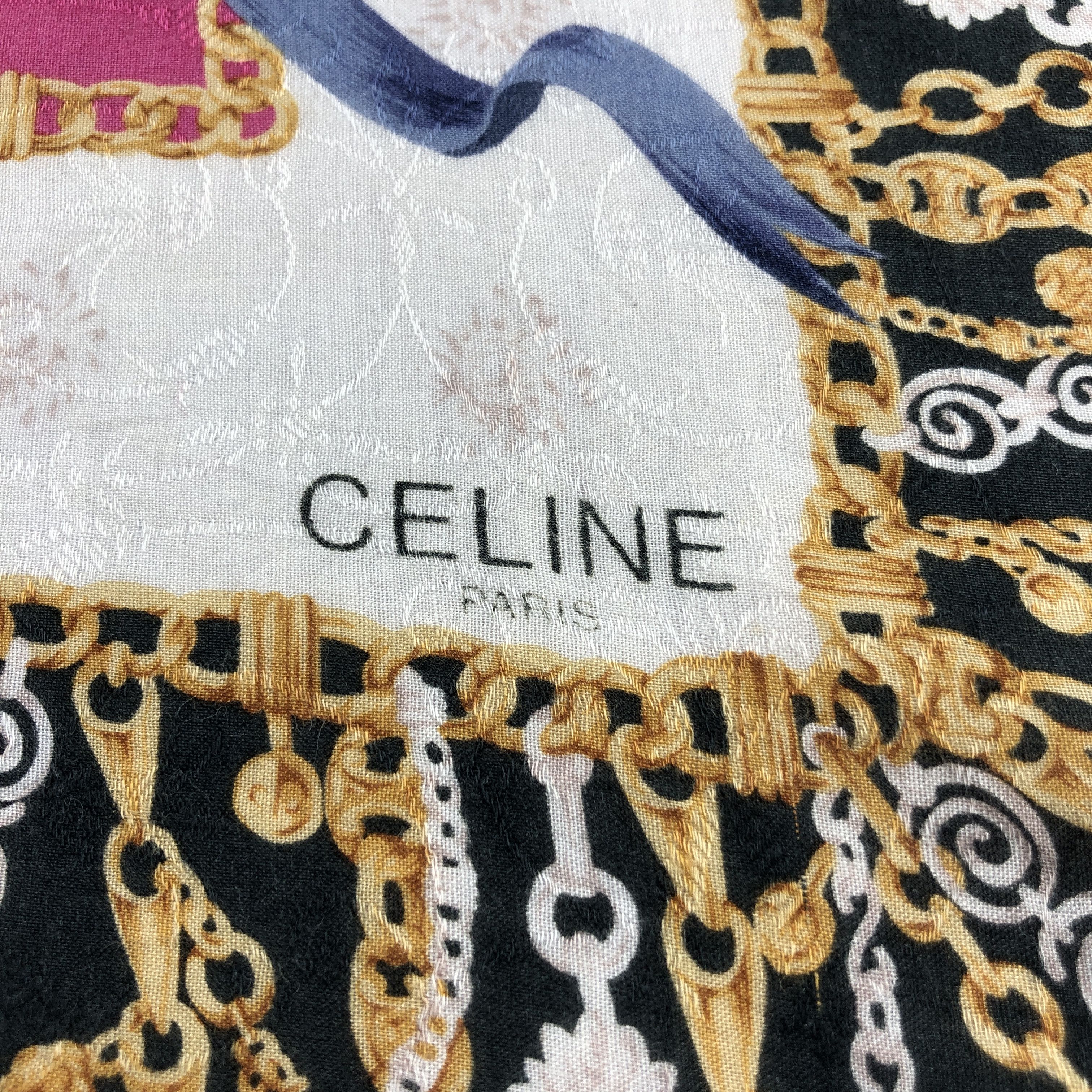 Celine × Vintage Celine Handkerchief Neckerchief Bandana H2578 Size ONE SIZE - 3 Thumbnail