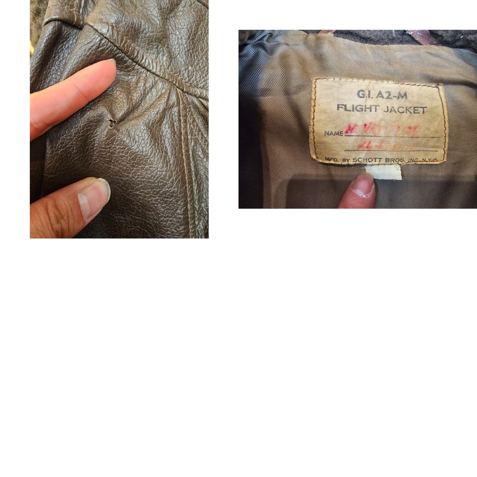 Schott VINTAGE SCHOTT G-1 FLIGHT BOMBER LEATHER JACKET SZ 36 Men Brown 70s 26" Top to Bottom 21" Chest 24" Shoulder to Cuff 17" Cross Shoulder Size US XXS / EU 40 - 9 Thumbnail