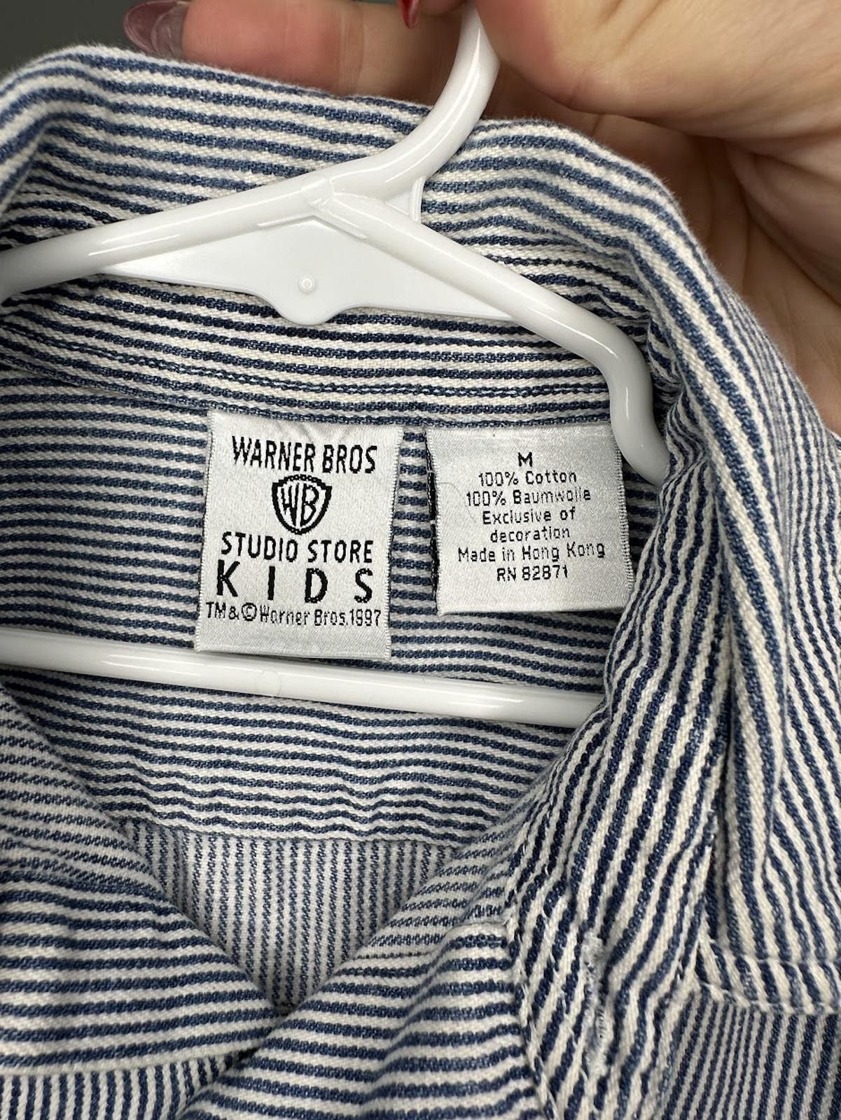 Other Warner Bros. Kids Striped Button Down - Sz. M Size US M / EU 48-50 / 2 - 3 Thumbnail
