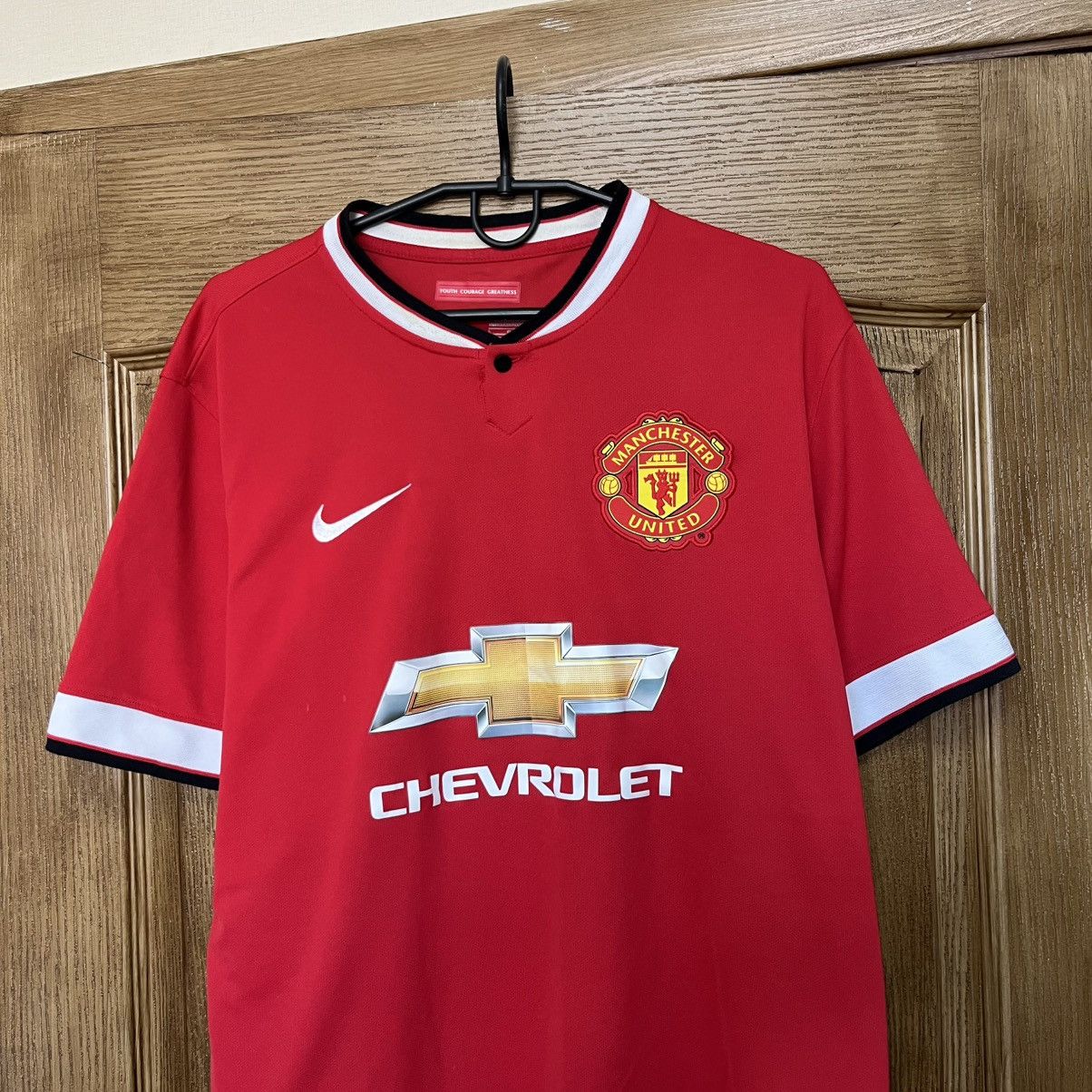 Nike Vintage Nike Manchester United Jersey 2014 t-shirt Size US L / EU 52-54 / 3 - 3 Thumbnail