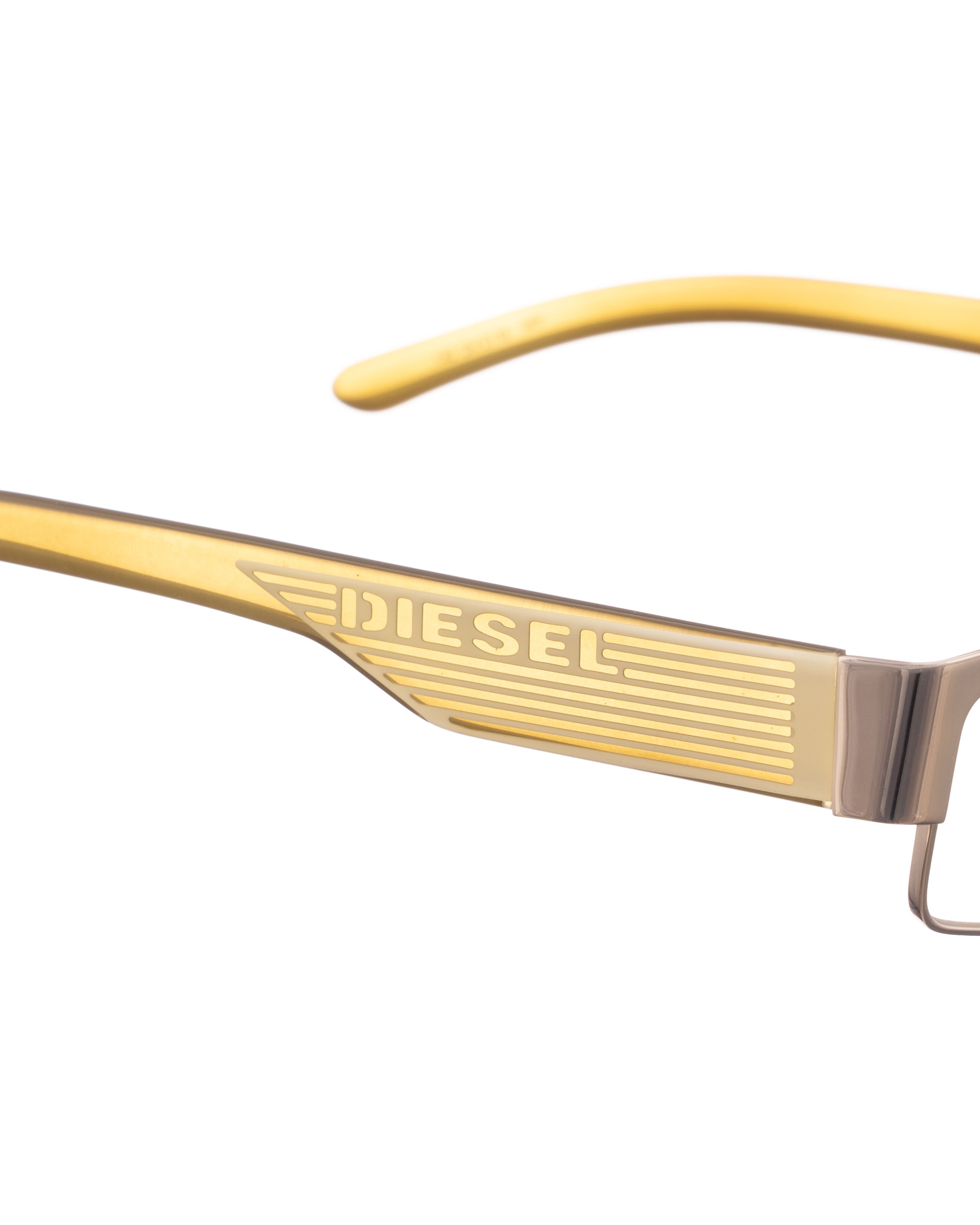 Diesel Diesel 00s Gold Glasses with Transparent Temples Size ONE SIZE - 3 Thumbnail