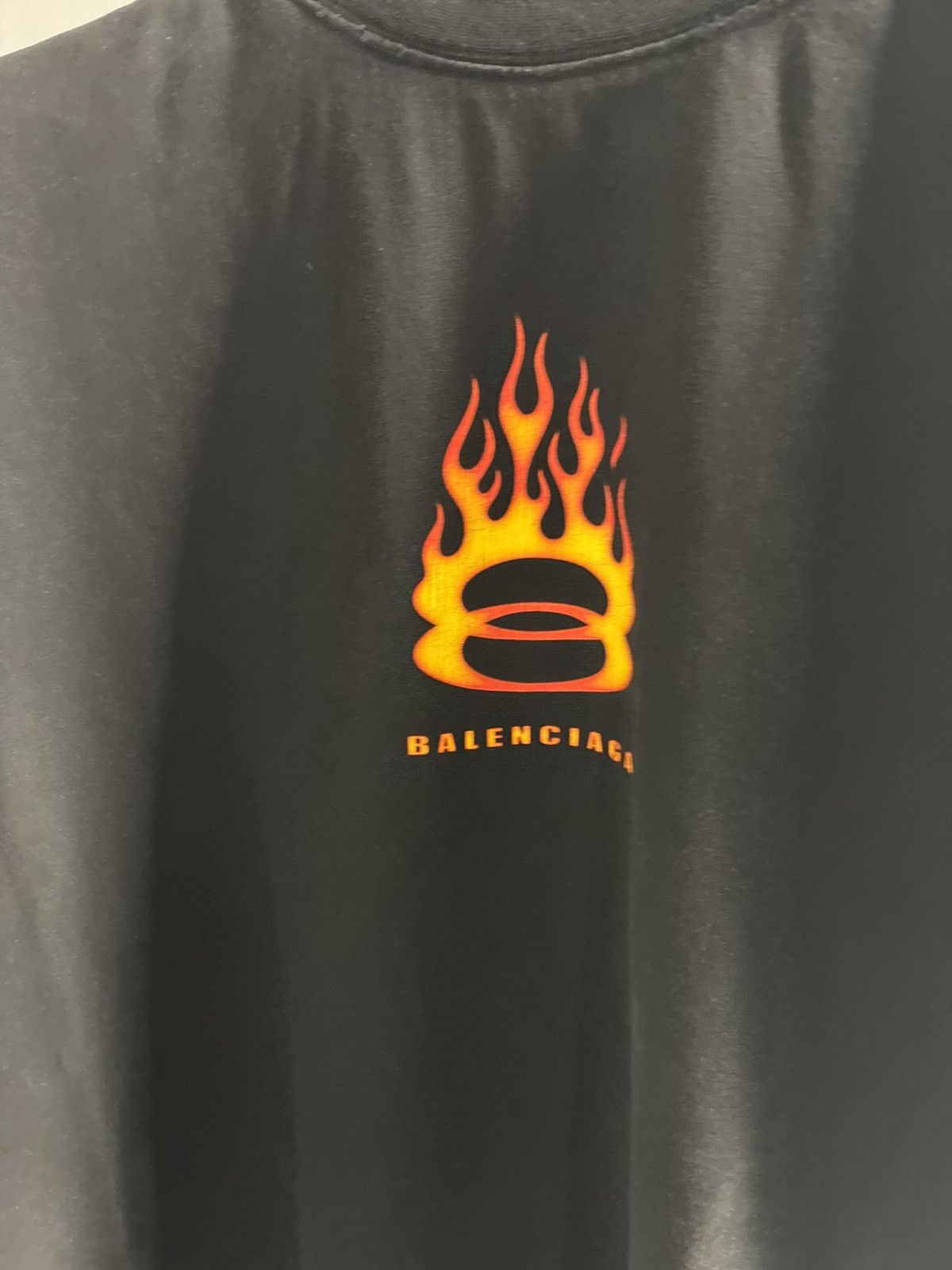 Balenciaga Balenciaga Burning Unity Oversized T shirt Size US S / EU 44-46 / 1 - 2 Thumbnail