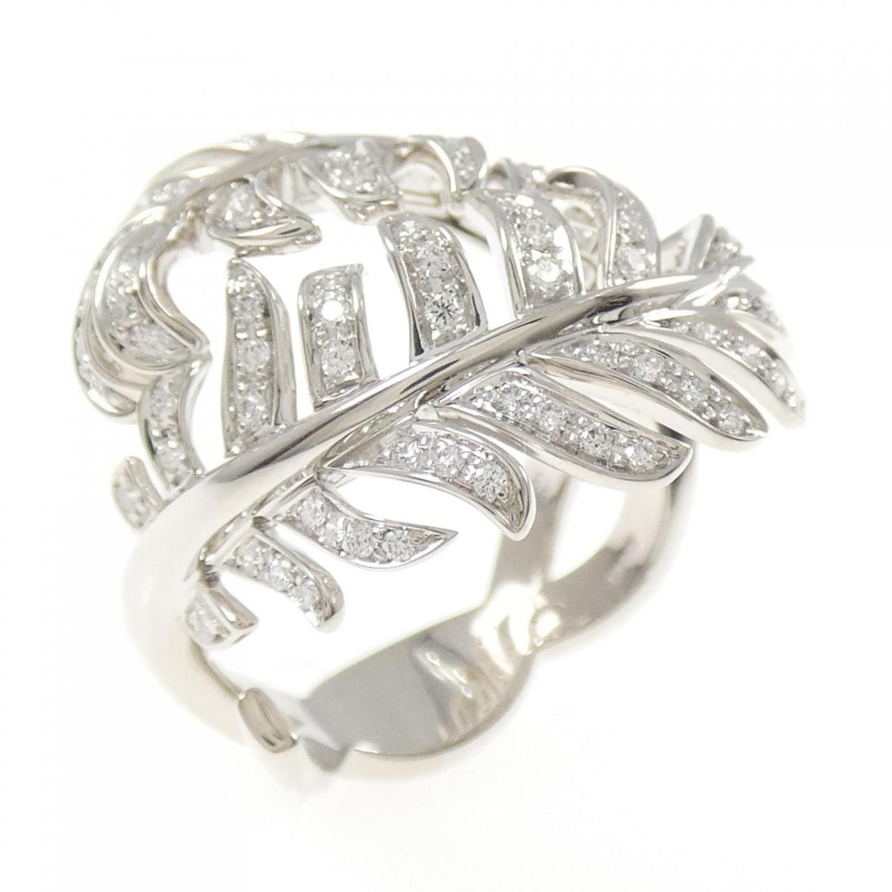 Chanel Chanel Chanel Plume De Chanel Au750 Diamond Ring Size 11.5 Precious Metal Ring DUTY FREE for USA Size ONE SIZE - 1 Thumbnail