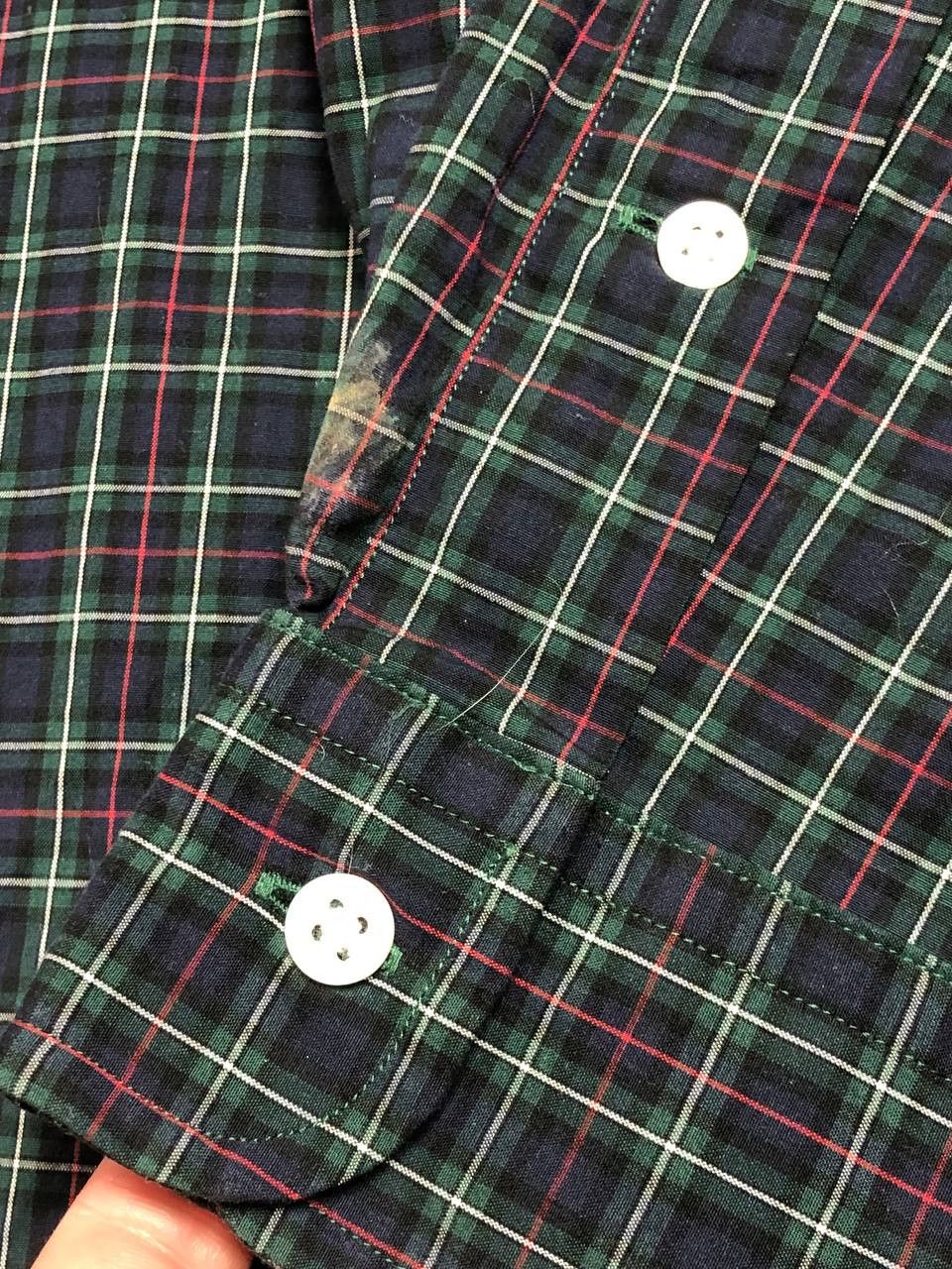 Polo Ralph Lauren × Vintage Polo Ralph Lauren Pony Plaid Button Up Cotton Shirt Size US M / EU 48-50 / 2 - 11 Thumbnail