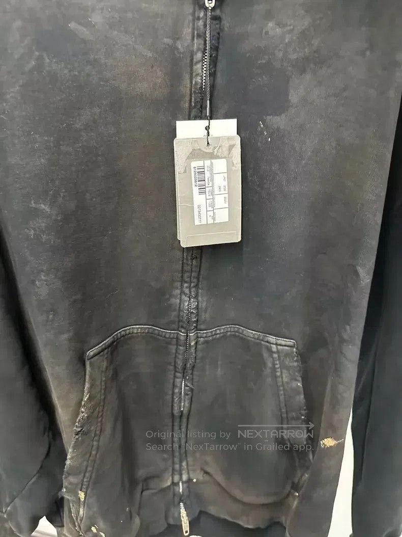 Balenciaga Balenciaga Distressed zipper hoodie Size US S / EU 44-46 / 1 - 3 Thumbnail