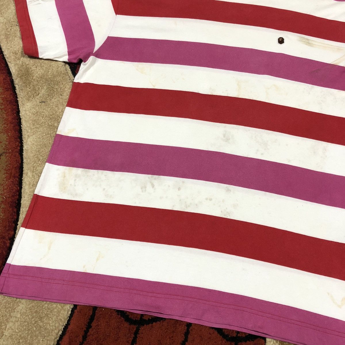 Bape Vintage Bape By A Bathing Ape Made In Japan Rare T Shirt Size US L / EU 52-54 / 3 - 16 Thumbnail