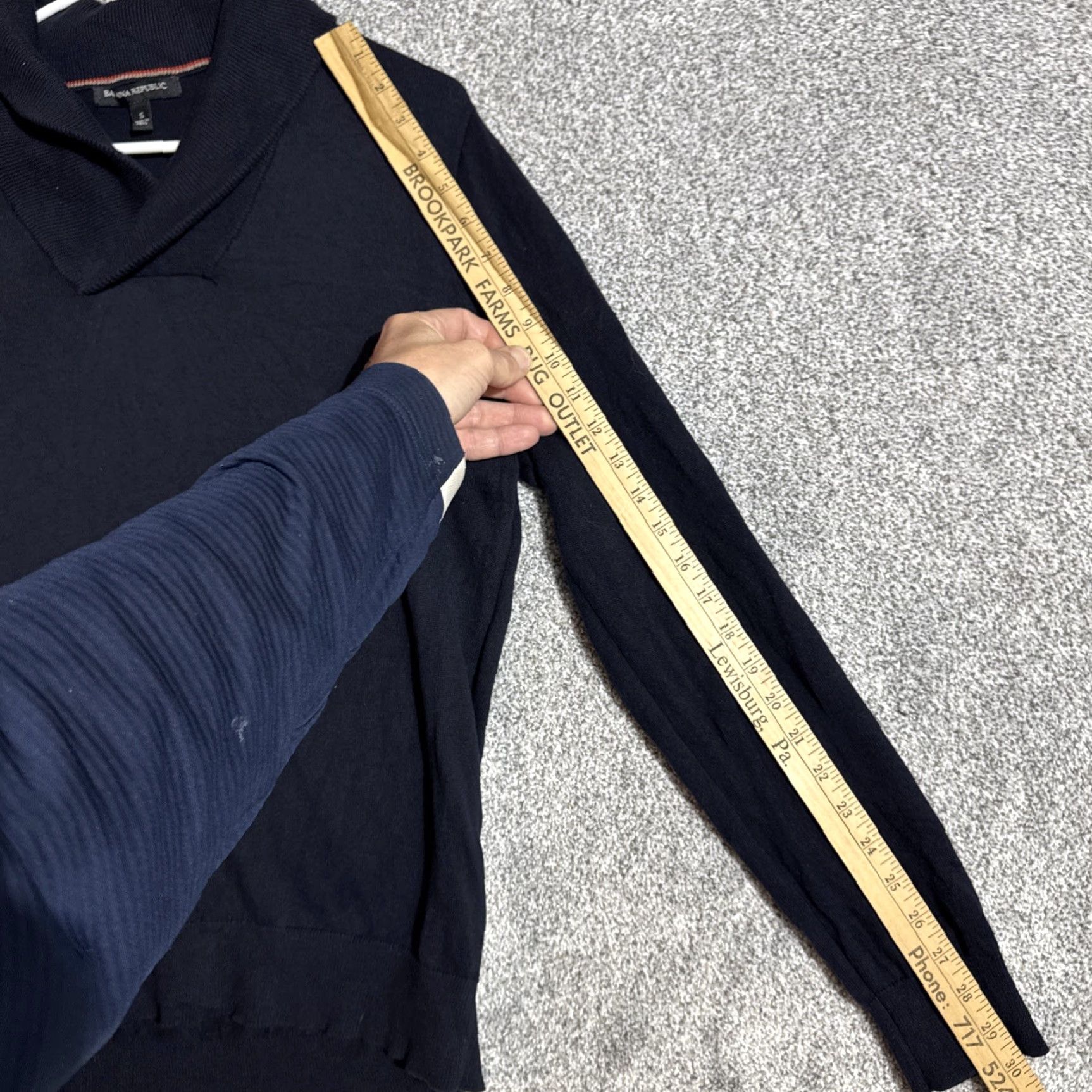 Banana Republic VINTAGE Banana Republic Sweater Mens S Shawl Collar Preppy Minimalist City Outdoor All Seasons Knit Pullover Size US S / EU 44-46 / 1 - 4 Thumbnail