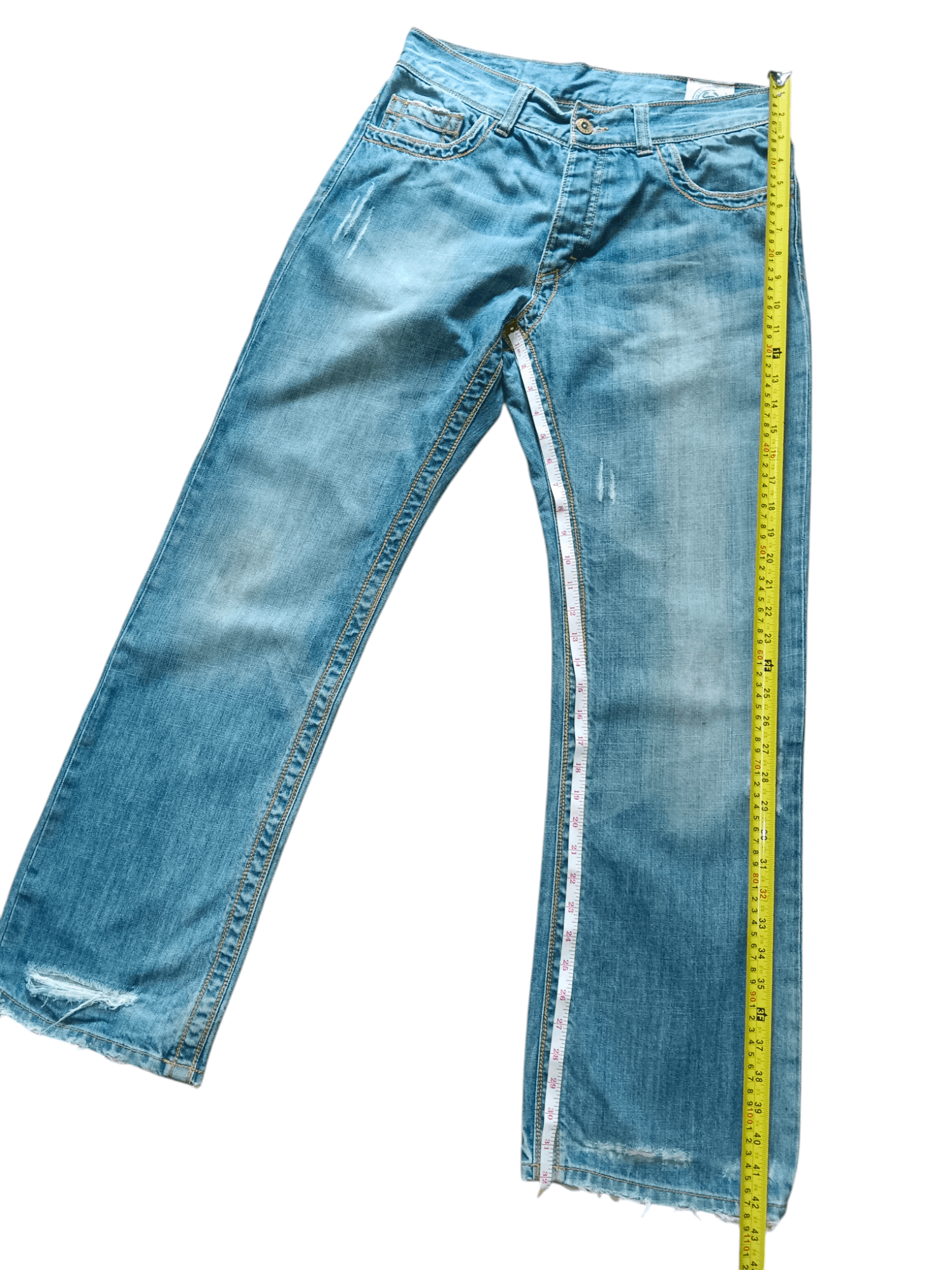 Esprit Vintage Esprit Distressed Handcrafted Punk Denim Size US 32 / EU 48 - 12 Thumbnail
