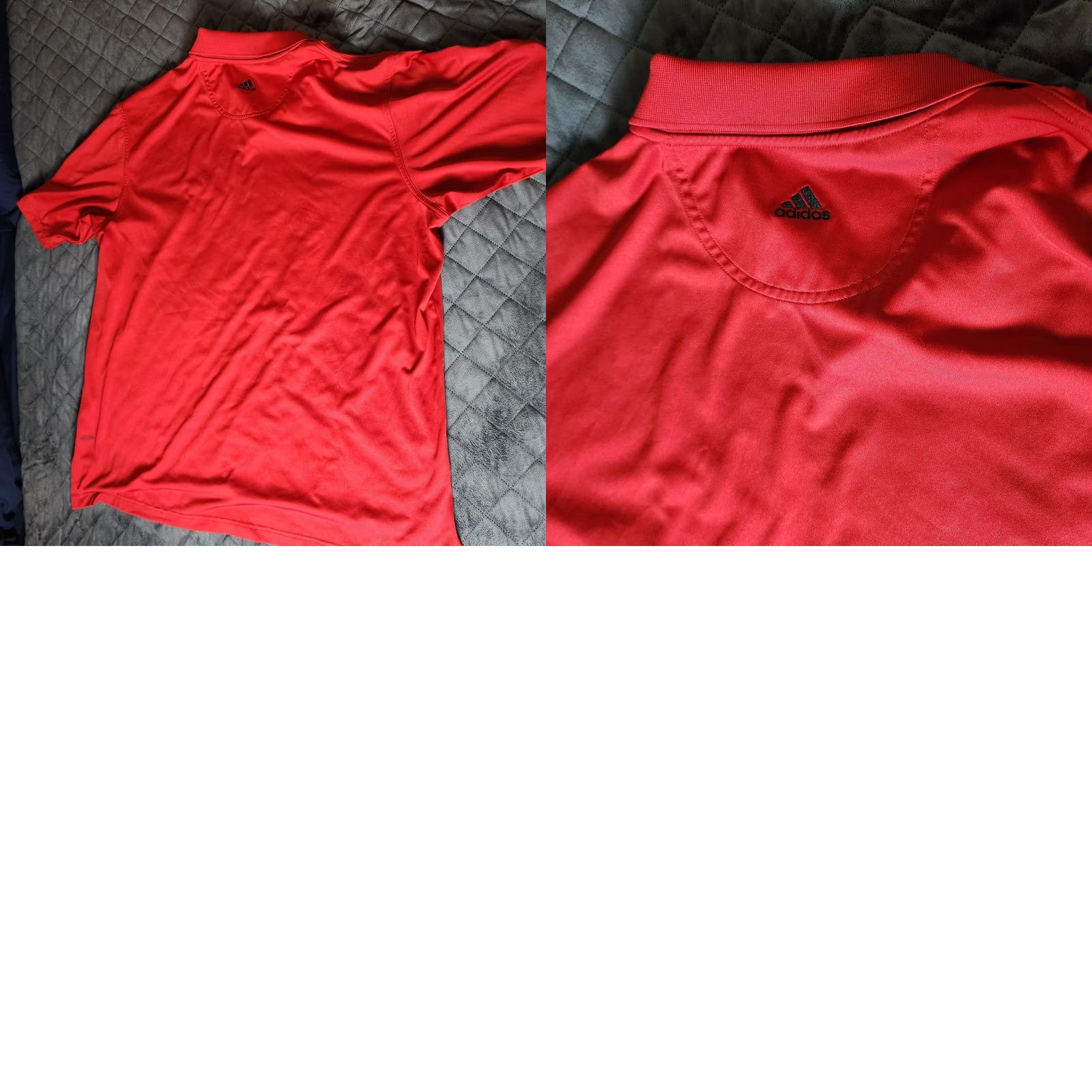Adidas ADIDAS Polo Shirt Solid Red ClimaLite Moisture Wicking Short Sleeve XL Golf Men Polo Red XL Climalite Golf Mens Size US XL / EU 56 / 4 - 8 Thumbnail
