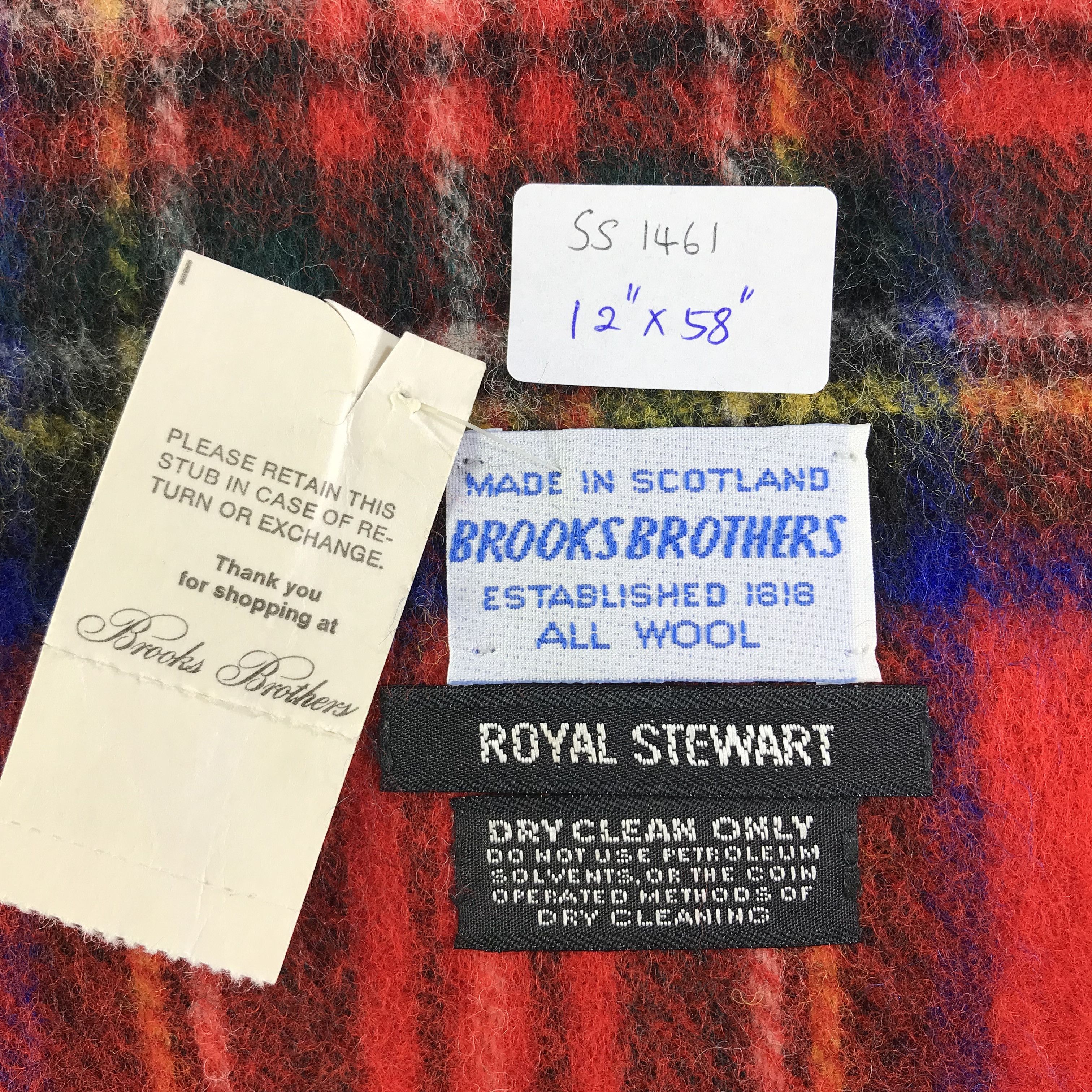 Brooks Brothers Brooks Brothers Scarf / Muffler / Neckwear SS1461 Size ONE SIZE - 6 Thumbnail