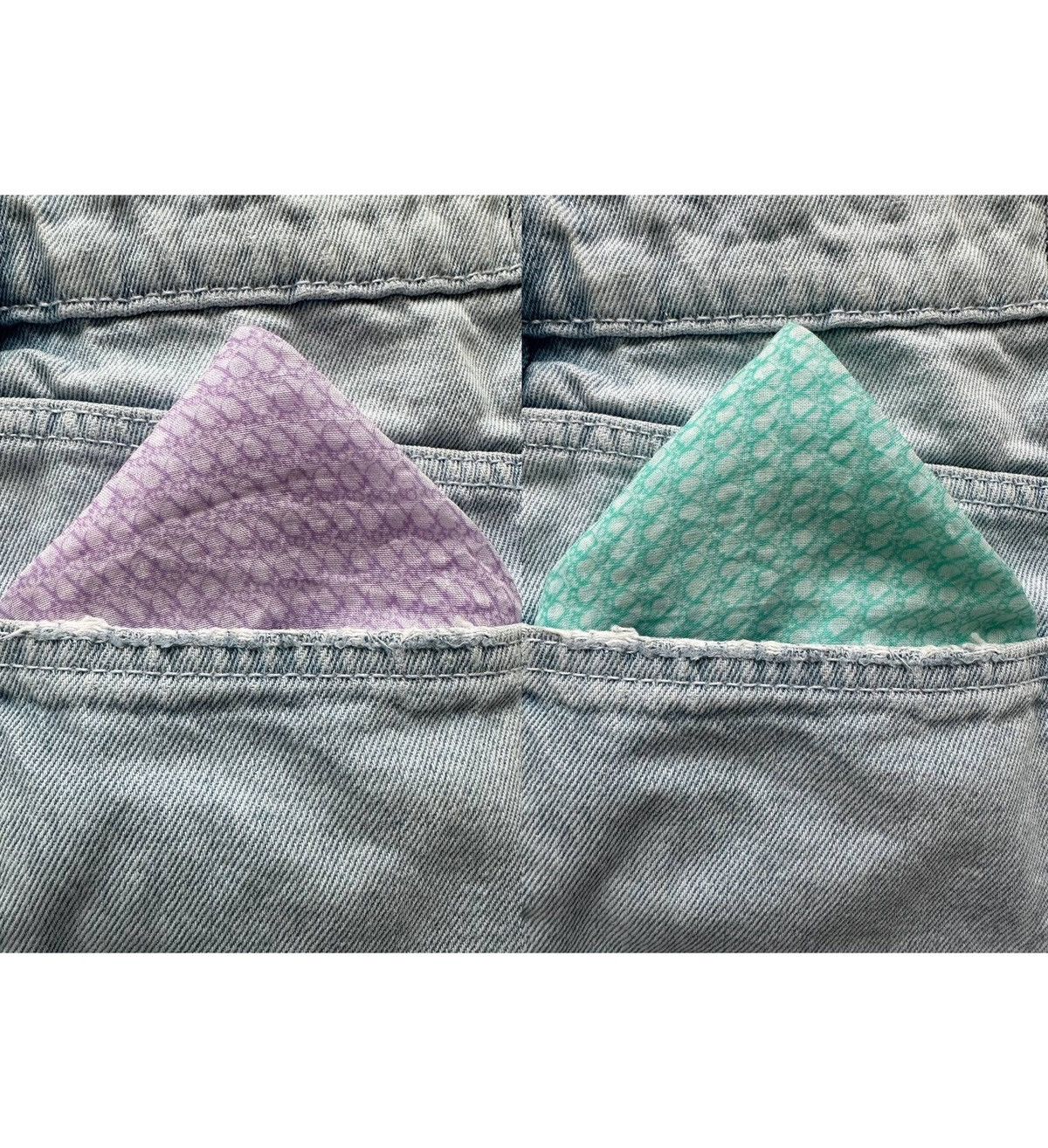 Dior Christian Dior Handkerchief Scarf Scarves Monogram White Size ONE SIZE - 3 Thumbnail