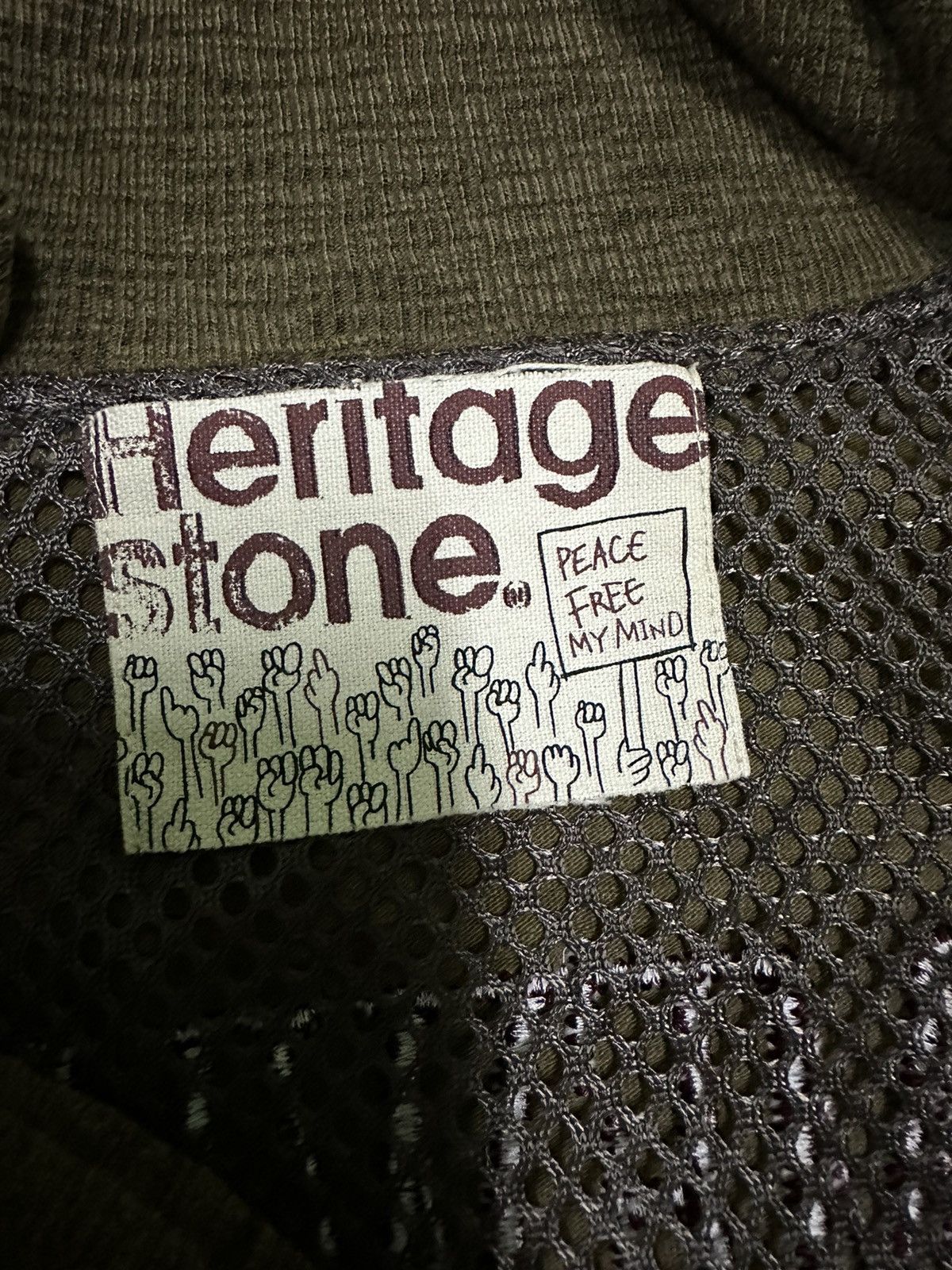 If Six Was Nine × Japanese Brand Vintage Heritage Stone Somewhere In Texas Zipper Jacket Size US S / EU 44-46 / 1 - 15 Thumbnail