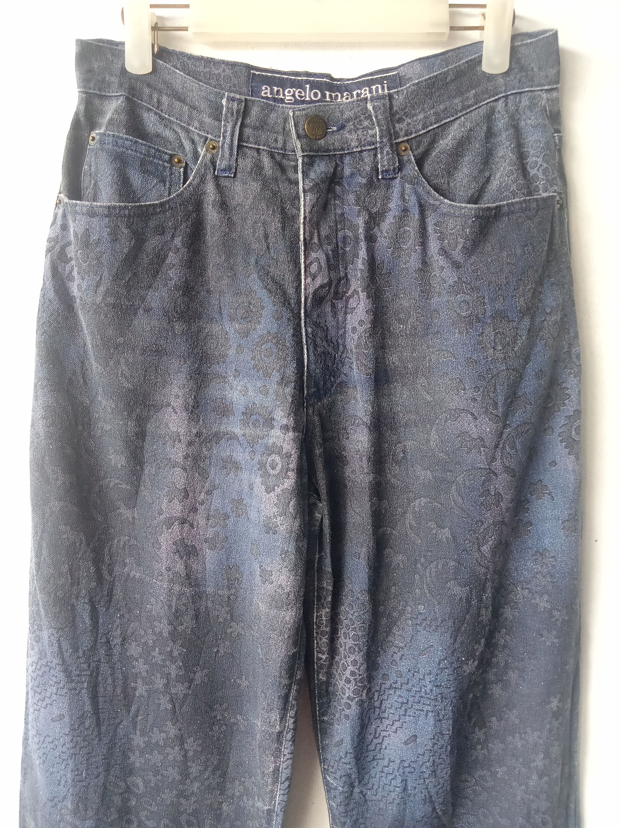 Vintage Vintage Angelo Marini Overprint Pants Size US 28 / EU 44 - 2 Thumbnail