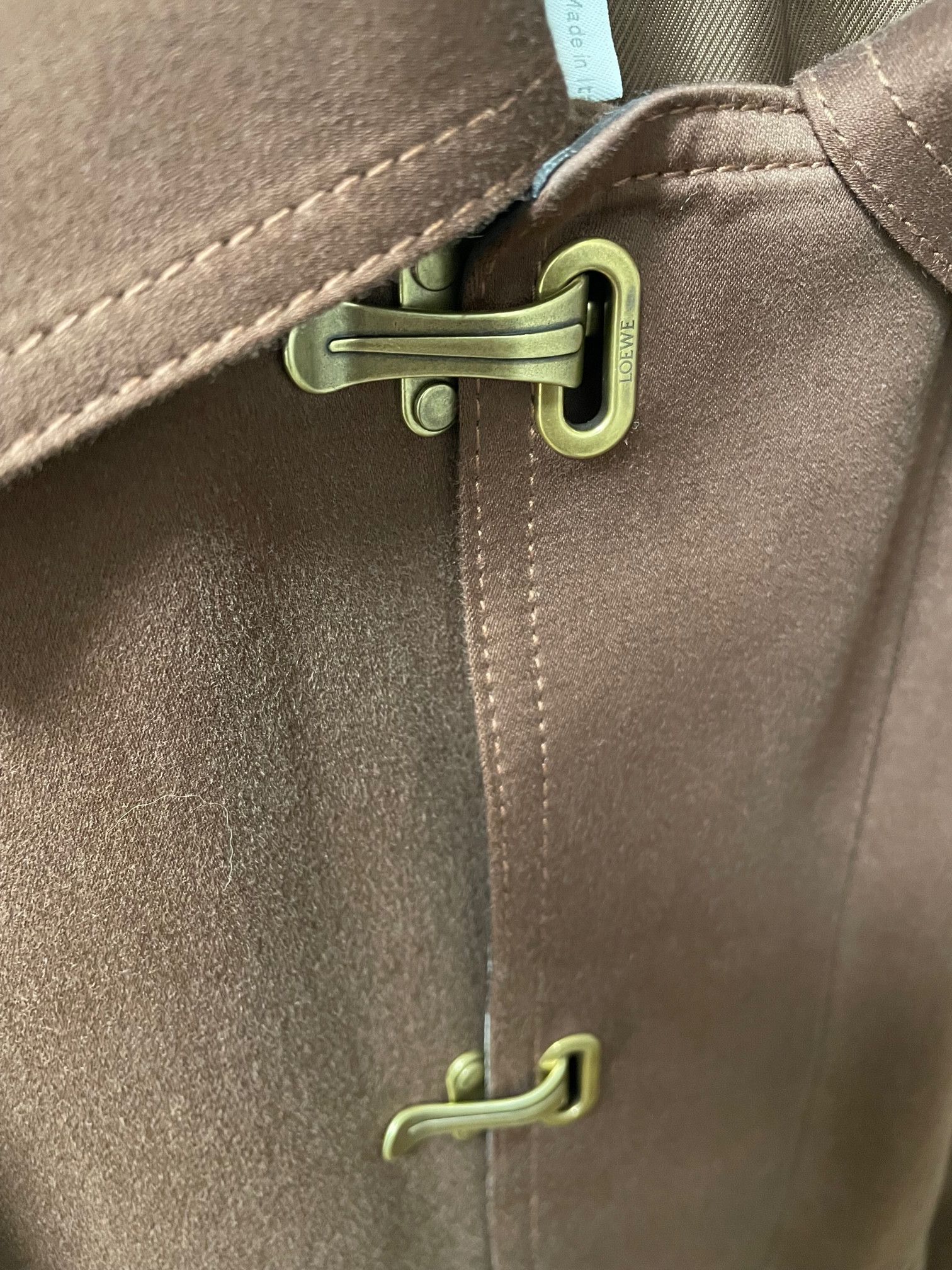 Loewe GRAIL FW25 Loewe Fireman Clasp Jacket Brown sz 42EU XS Small Size US S / EU 44-46 / 1 - 3 Thumbnail