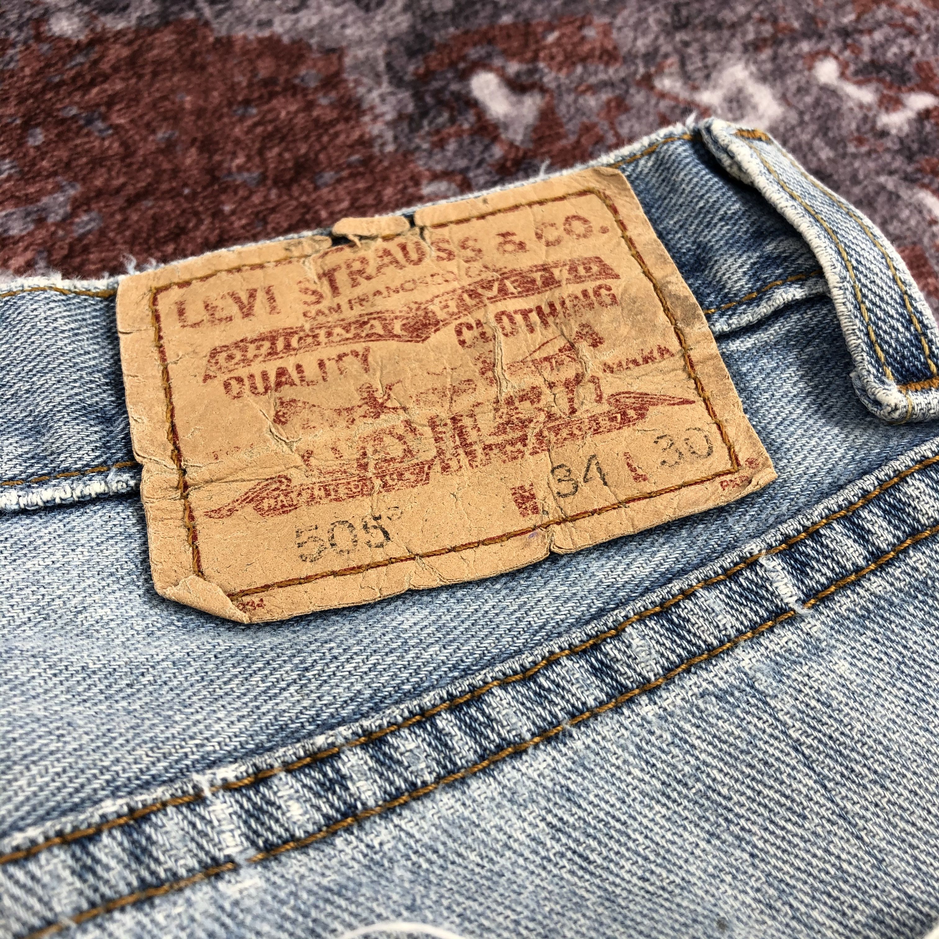 Levi's × Vintage Vintage Light Wash Levis 505 Jeans-JM2493 Size US 35 - 6 Thumbnail