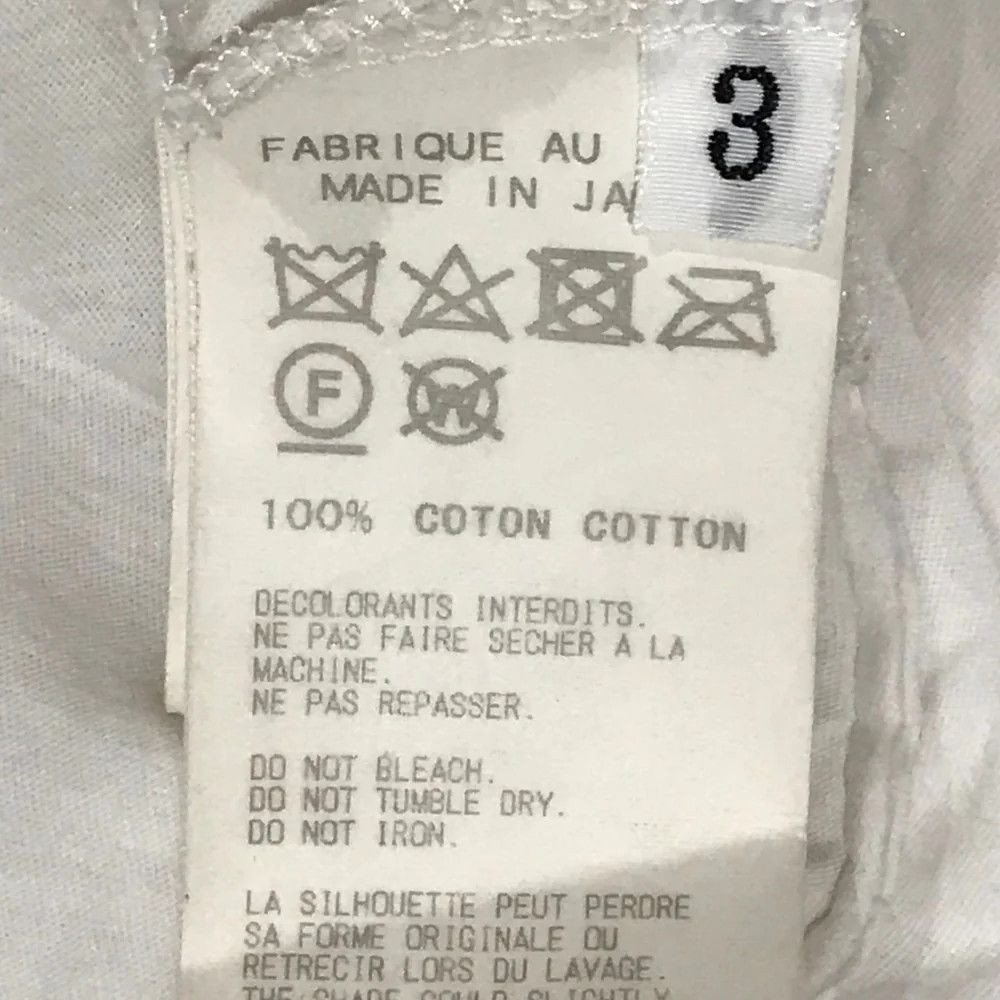 Yohji Yamamoto Yohji Yamamoto pour homme white/ Cut and sew shirt Size US L / EU 52-54 / 3 - 8 Thumbnail