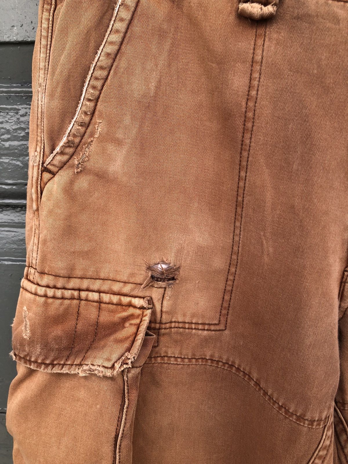 Dickies × Vintage Vintage Dickeis Faded Brown Distressed Cargo Pants Size US 32 / EU 48 - 8 Thumbnail