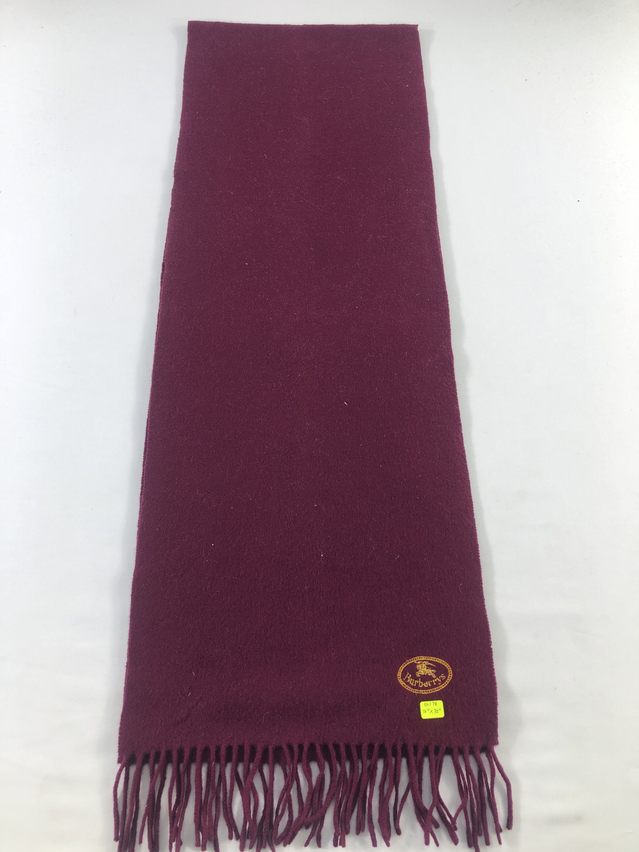 Burberry Burberrys Lambswool Scarf / Muffler / Neckwear Size ONE SIZE - 3 Thumbnail