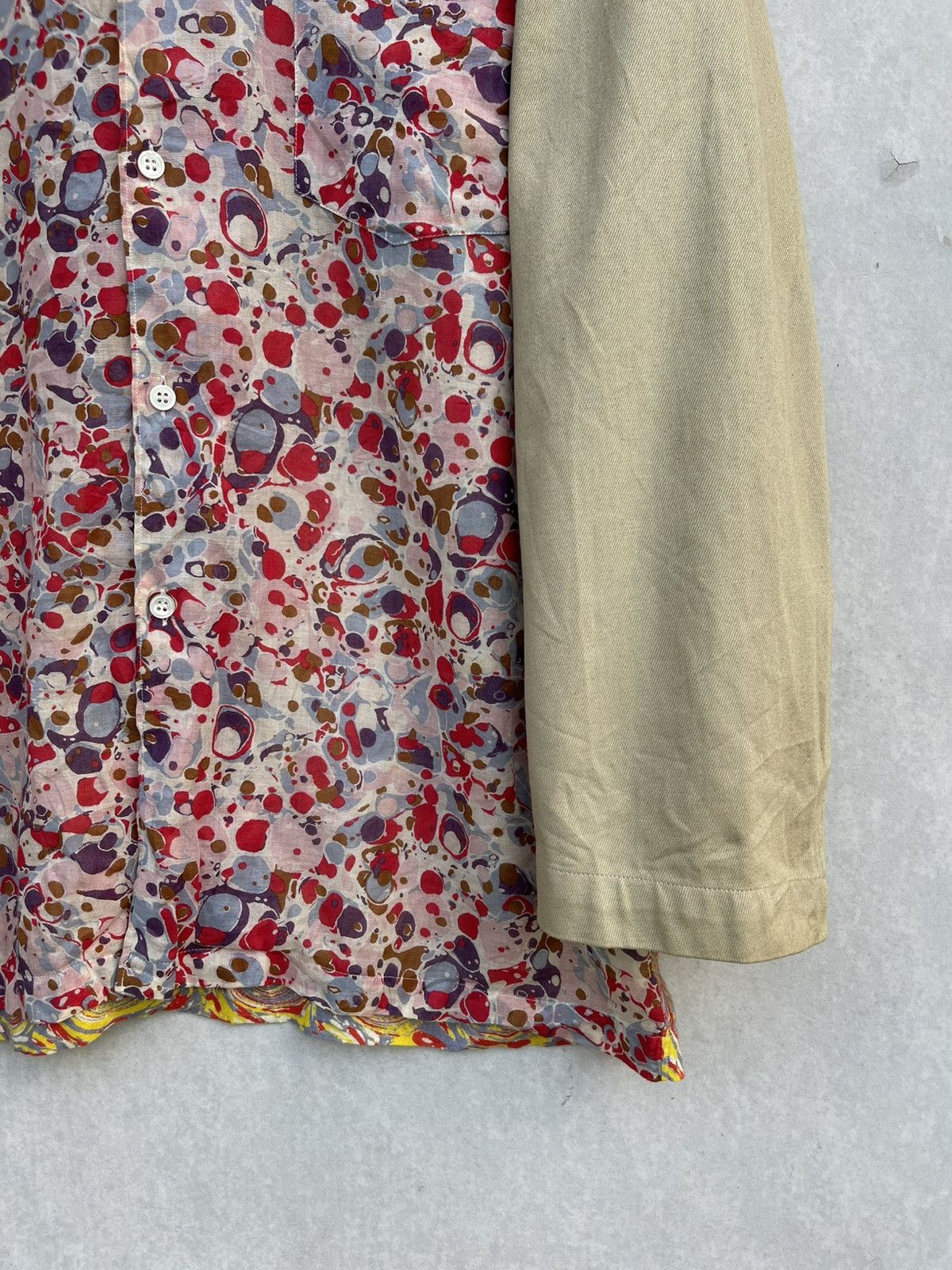 Comme des Garcons SHIRT 🔥 S/S 2015 COMME des GARCONS "FUCKING YOUNG" HYBRID SHIRT Size US M / EU 48-50 / 2 - 8 Thumbnail