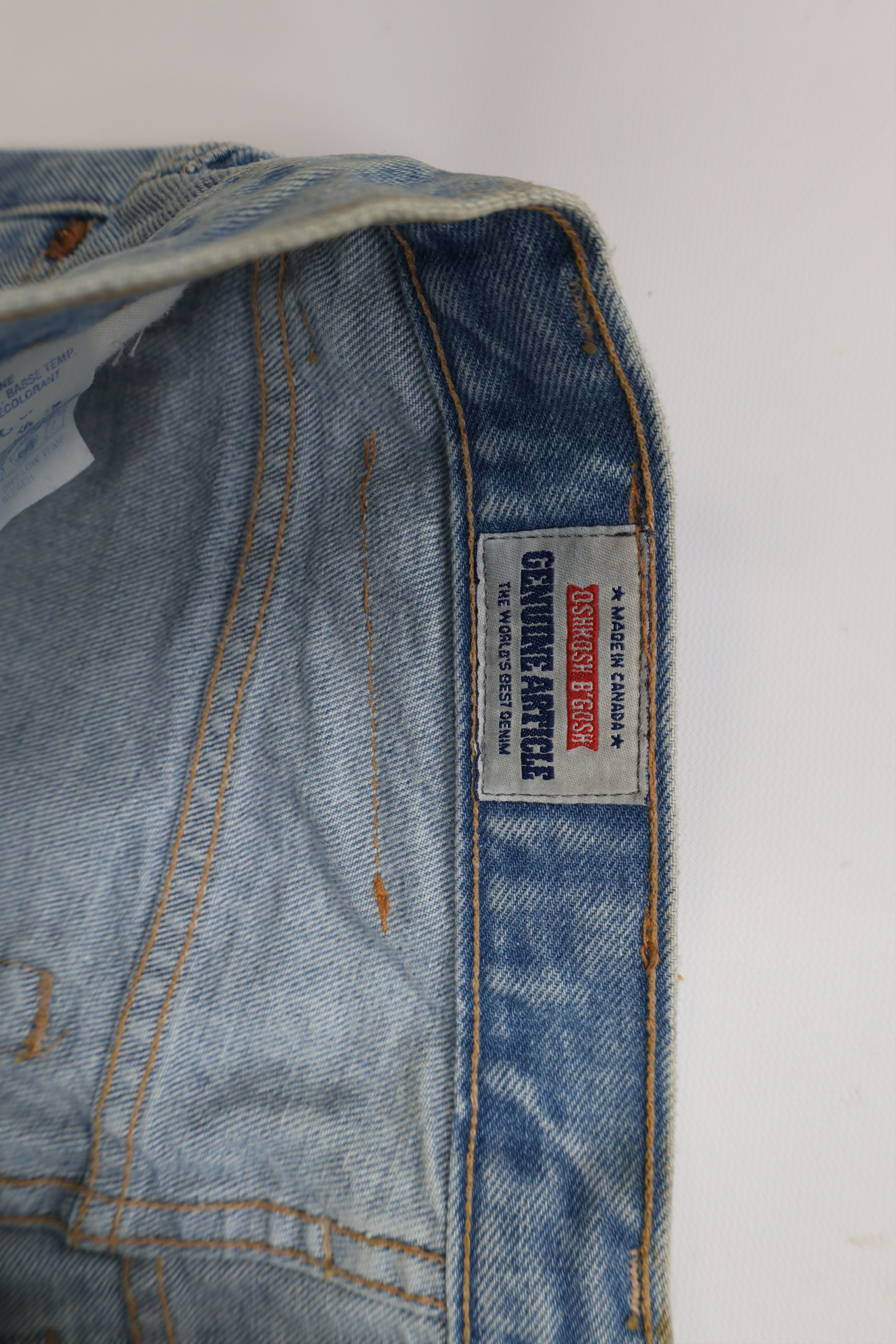 Vintage Vintage 90s Streetwear Straight Leg Denim Jeans Blue Cotton Size US 31 - 8 Thumbnail