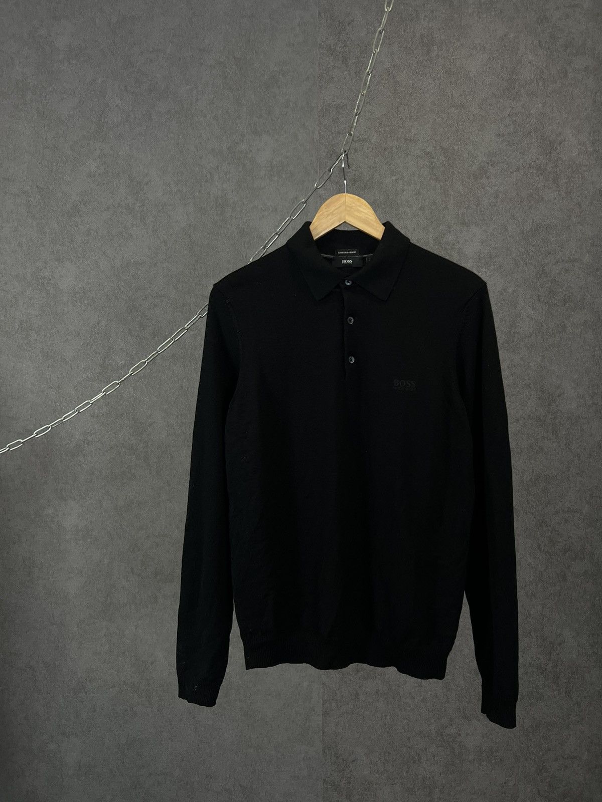 Hugo Boss Hugo Boss designer polo sweater Size US S / EU 44-46 / 1 - 1 Thumbnail