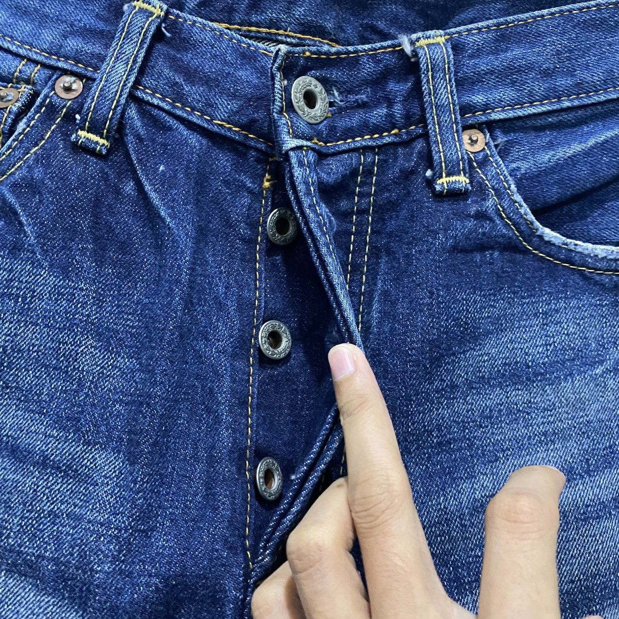 Journal Standard Vintage Journal Standard Japan Distressed Indigo Jeans Size US 30 / EU 46 - 9 Thumbnail