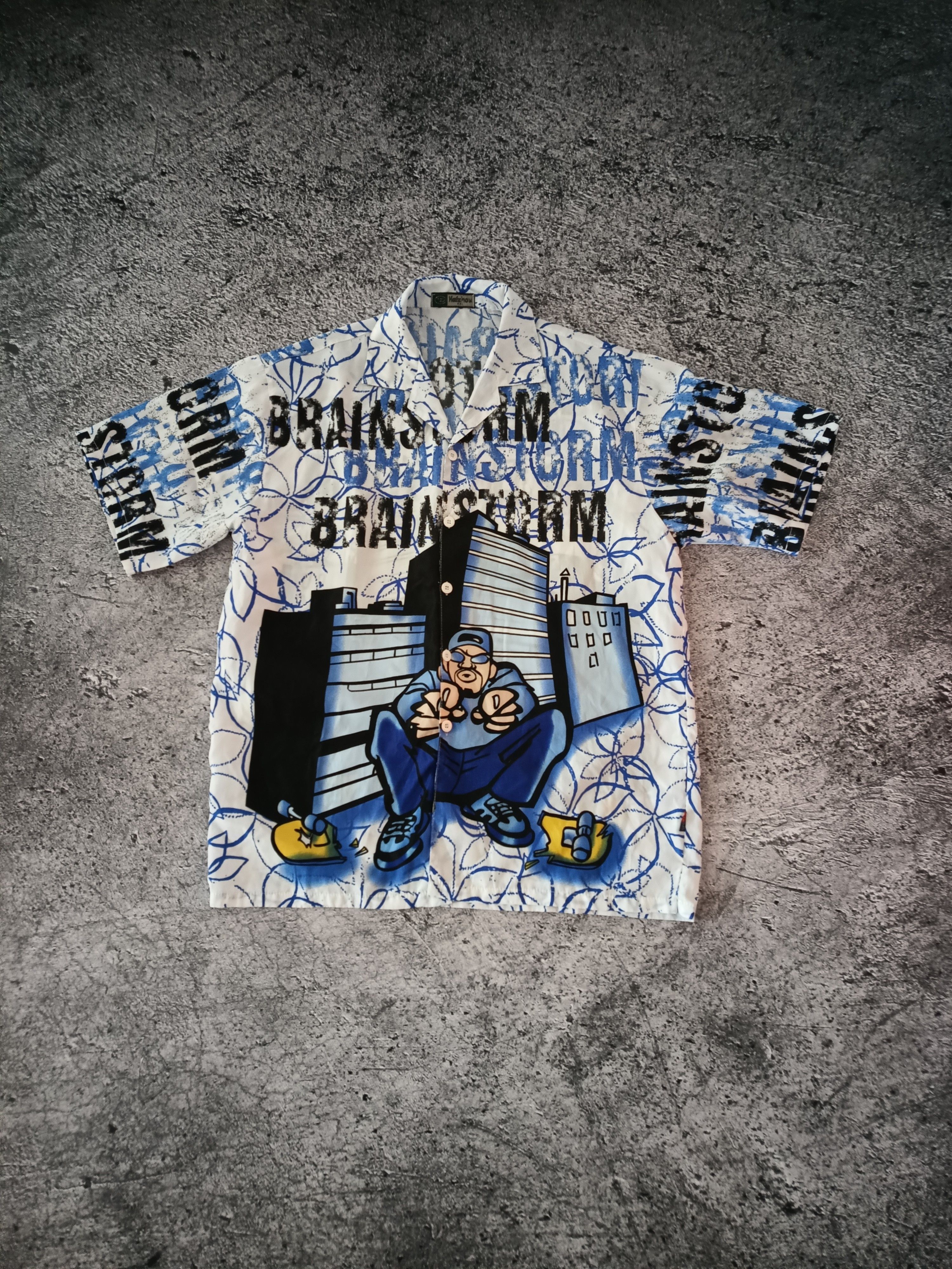 Designer Hip hop skater y2k short sleeve shirt Size US XXL / EU 58 / 5 - 1 Thumbnail