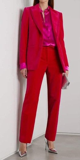 Tom Ford o1loc1c0924 PAW442 Woven Pant in Red Size 28" / US 6 / IT 42 - 3 Thumbnail