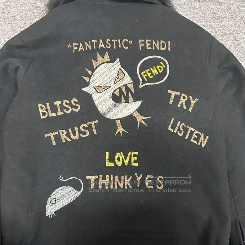 Fendi Fendi Fur collar little monster jacket Size US S / EU 44-46 / 1 - 7 Thumbnail