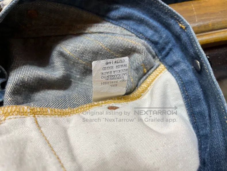 RRL Ralph Lauren RRL Ralph Lauren Rare and out of print old jeans with smil Size US 32 / EU 48 - 6 Thumbnail