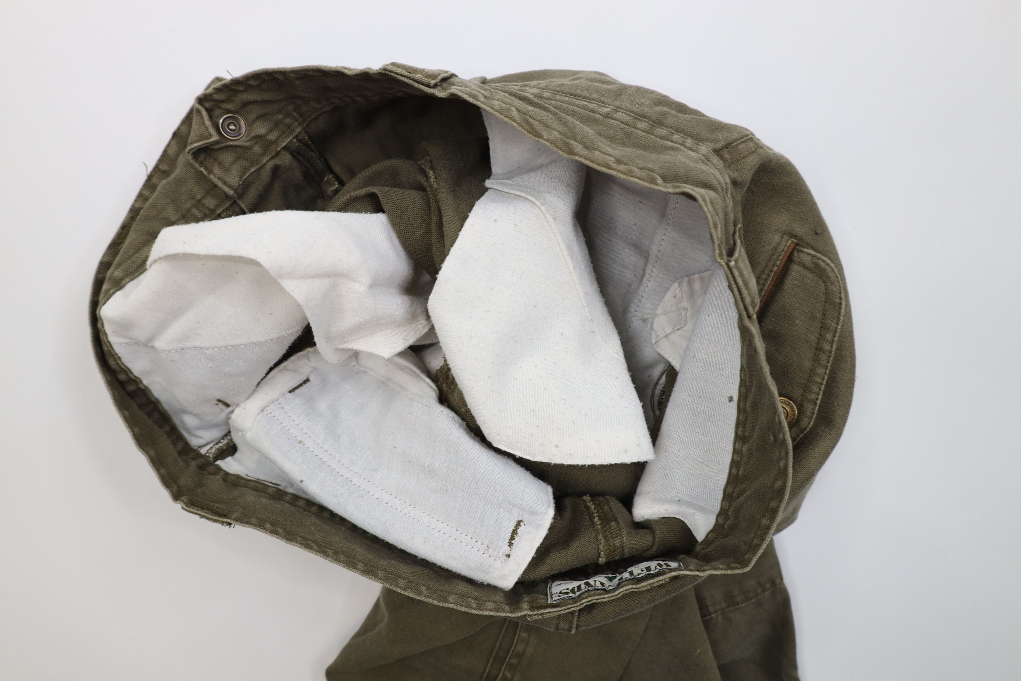 Vintage Vintage 90s Streetwear Relaxed Fit Baggy Cargo Pants Green Size US 34 / EU 50 - 11 Thumbnail
