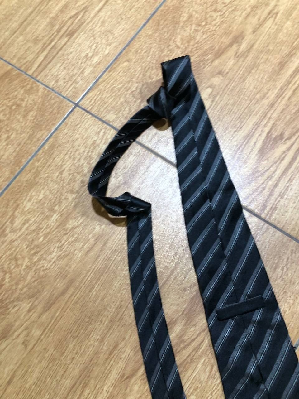Dolce & Gabbana Dolce & Gabbana D&G 100% Silk Neck Striped Tie Size ONE SIZE - 5 Thumbnail
