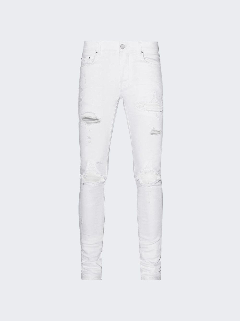Amiri Amiri MX1 White Paisley White Denim Jeans Size 31 | Grailed