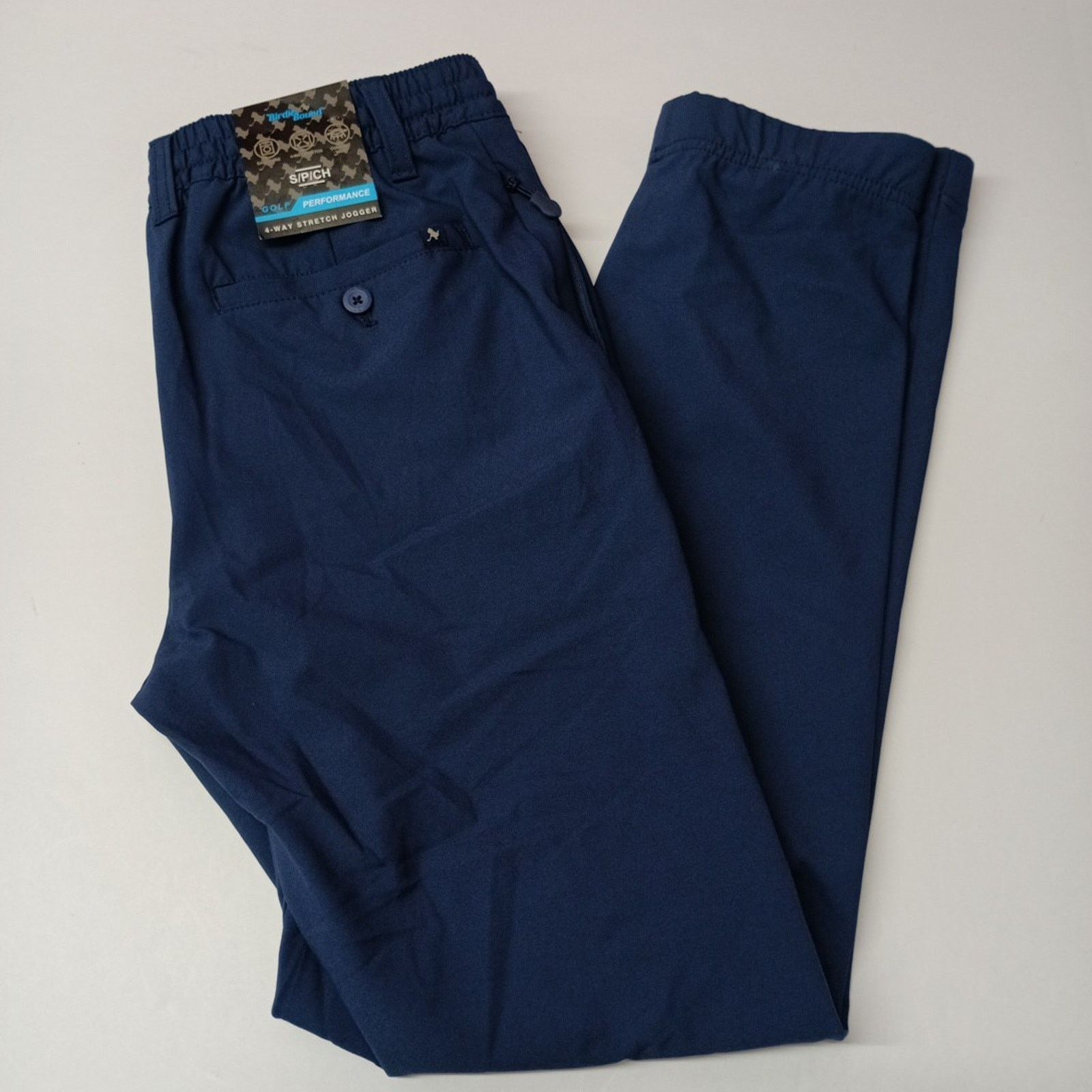 Other Birdie Bound Golf Joggers Men's S Blue Stretch Drawstring Size US 29 - 1 Thumbnail