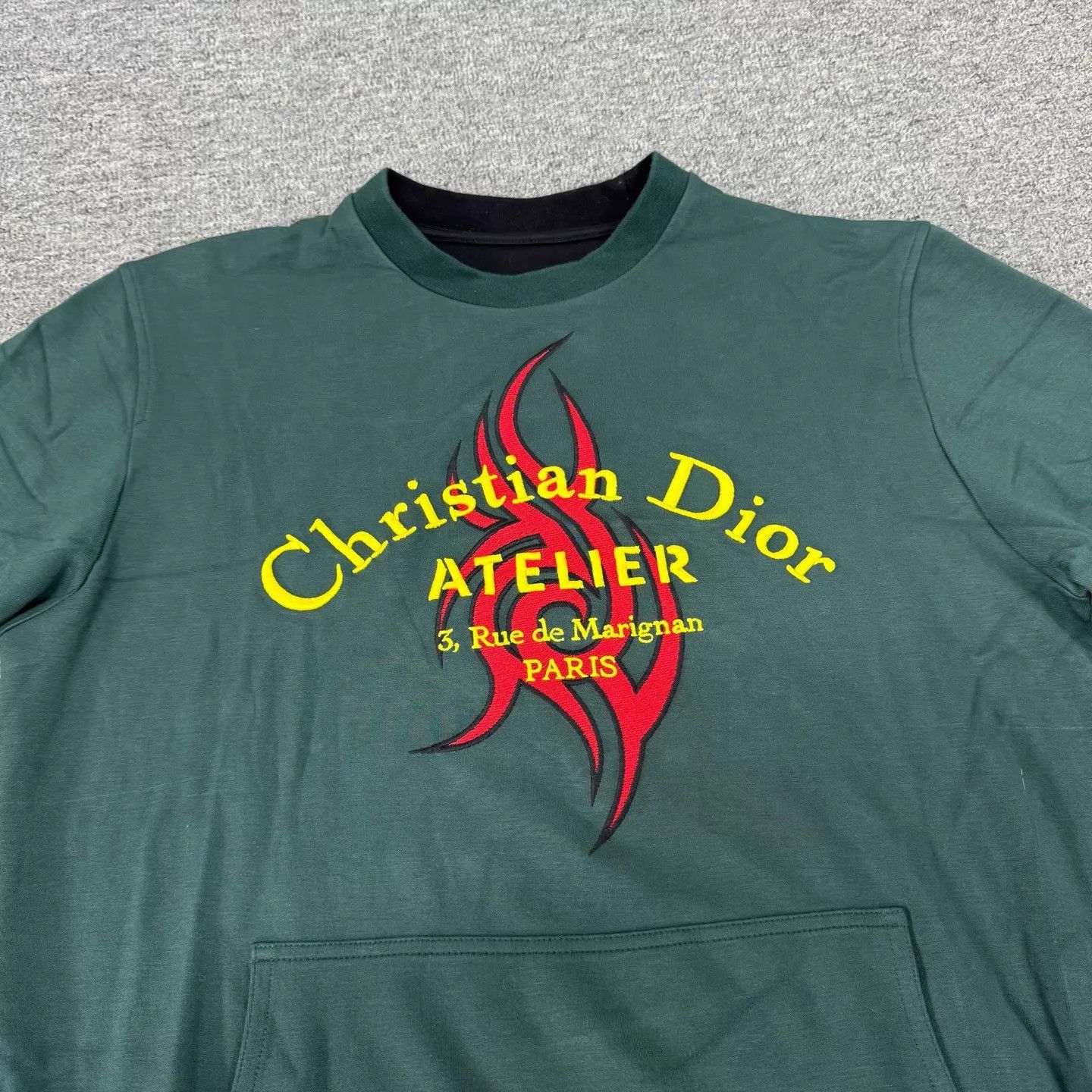 Dior Dior green flame short sleeve tee M 99 new Size M / US 6-8 / IT 42-44 - 4 Thumbnail