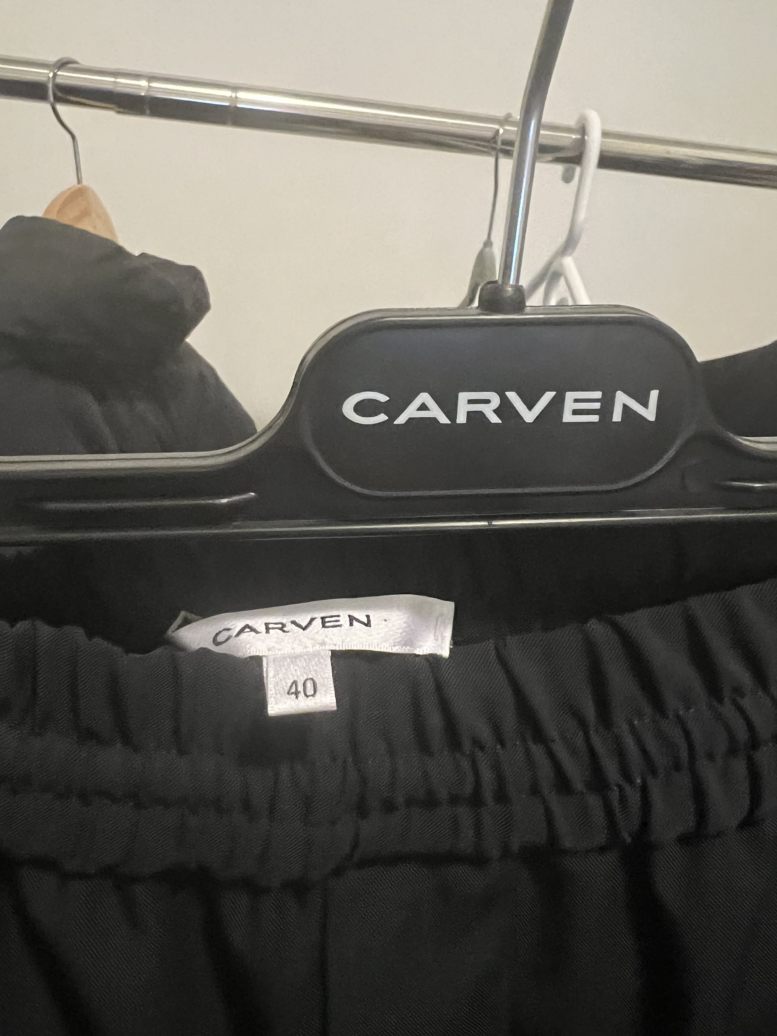 Carven Carven Men's Non-iron Pull-on Pants - Dark Navy Size US 32 / EU 48 - 3 Thumbnail