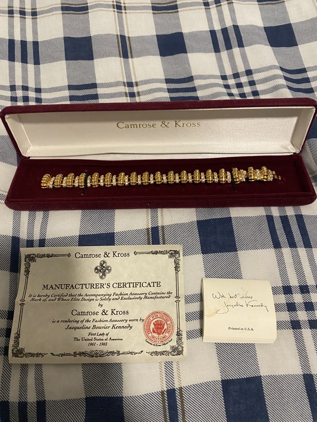Other Camrose & Kross Jacqueline Kennedy Bracelet Size ONE SIZE - 1 Thumbnail