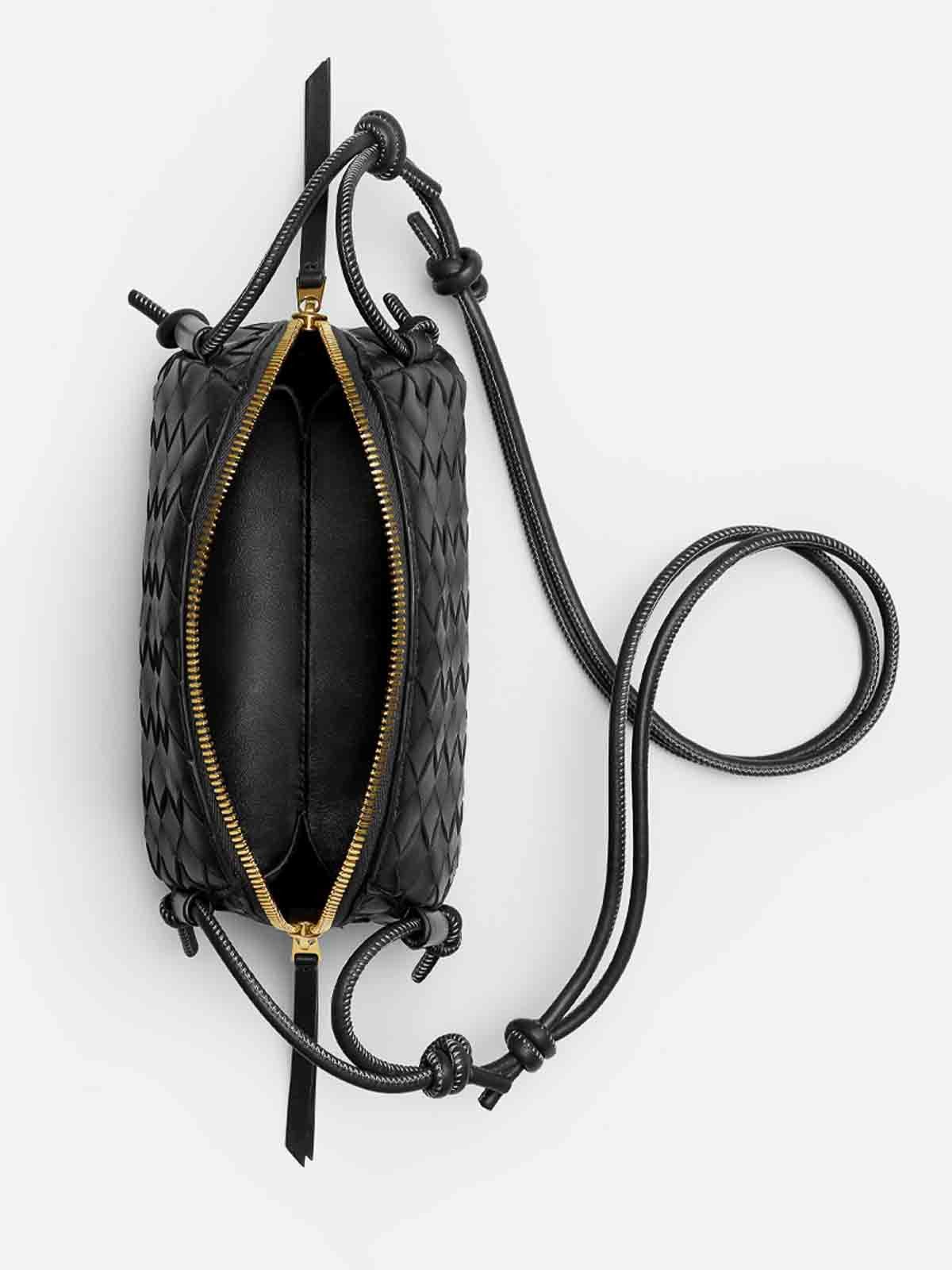 Bottega Veneta o1lf3ng10525 Size: OS / Concert Pouch in Black Size ONE SIZE - 3 Thumbnail